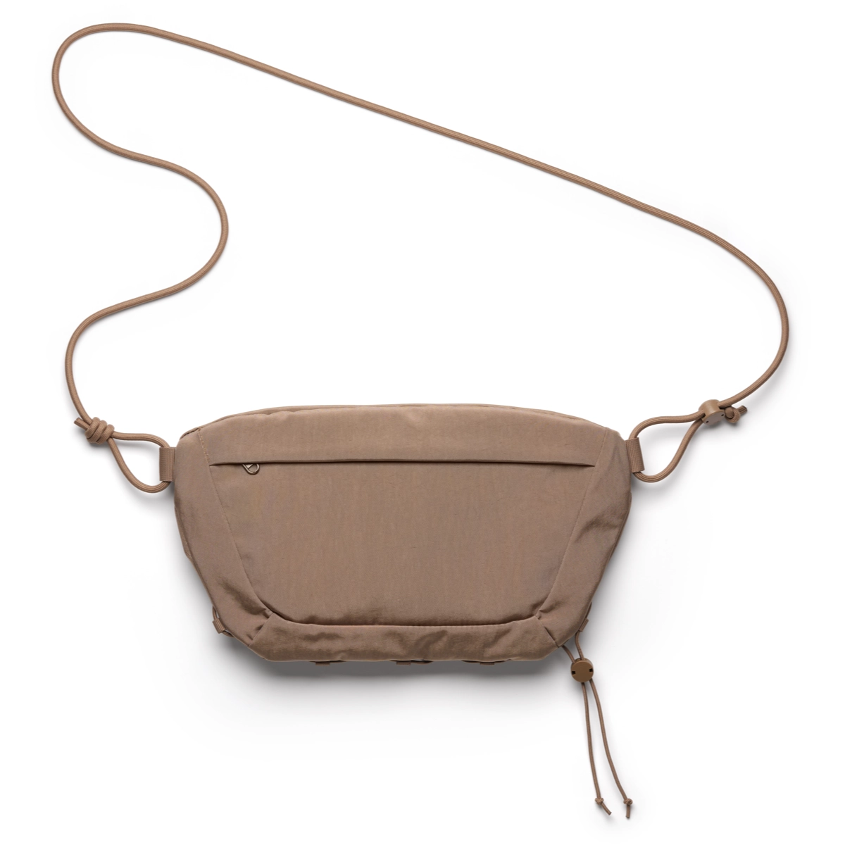beige, Stoff, lederähnlich, gefaltet, weiche-textur, Umhängetasche, Gürteltasche, Kleinmaterialtasche, Reißverschluss, Beige