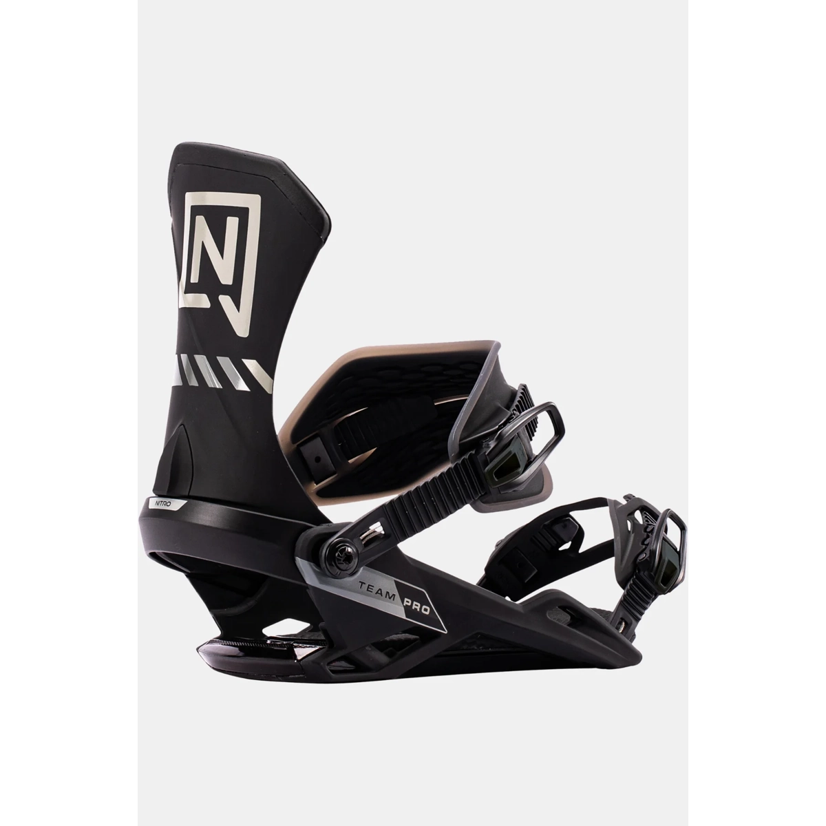 Kiteboard-Boot, Snowboard-Boot, Bindings, Schwarz, Team-Pro, Snowboard-Bindungen, Highback, Gurtbindungen, Verstellbar, Schwarz