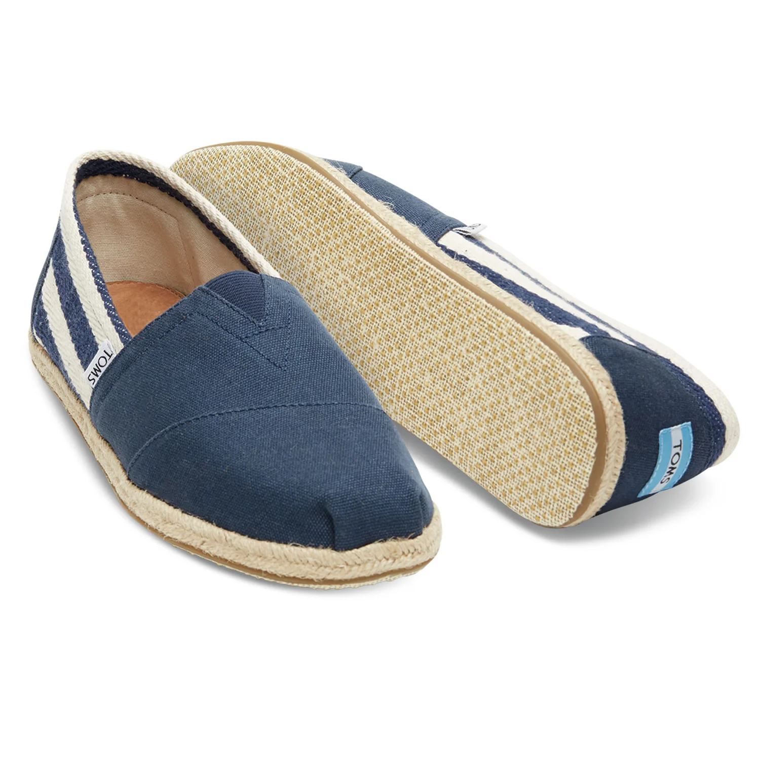 University Classics Navy Strip TOMs University Classics Navy Strip