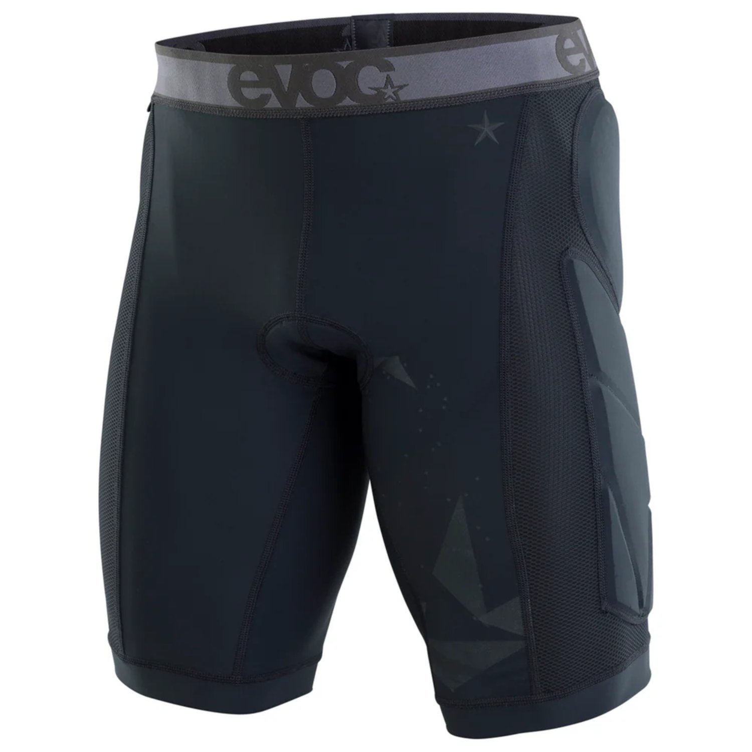 Crash Pants Bike Kurzhose, Radsport, Padded, Mesh-Einsätze, Stoffstruktur