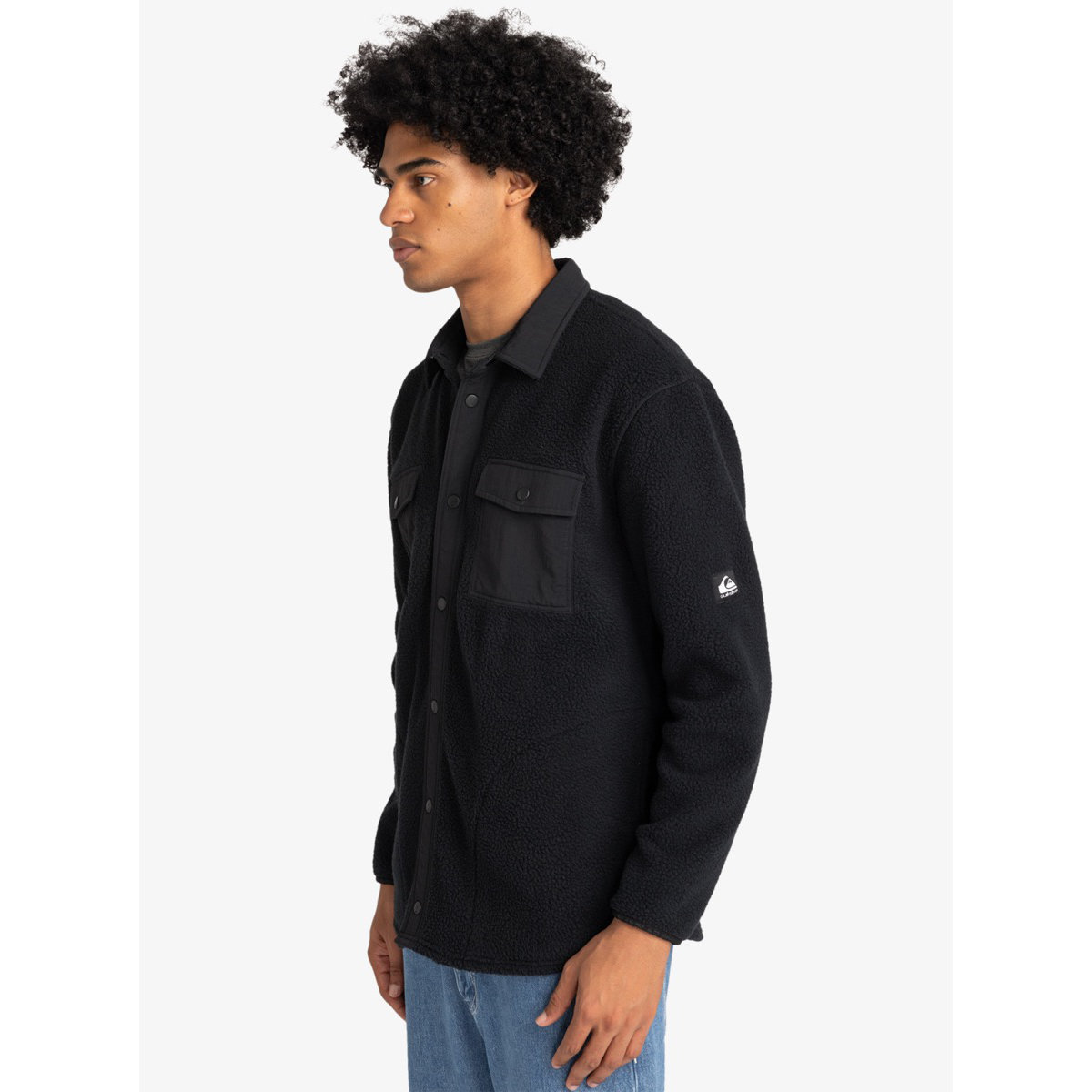 Mantel, Jacke, Fleece, Langer Ärmel, Person