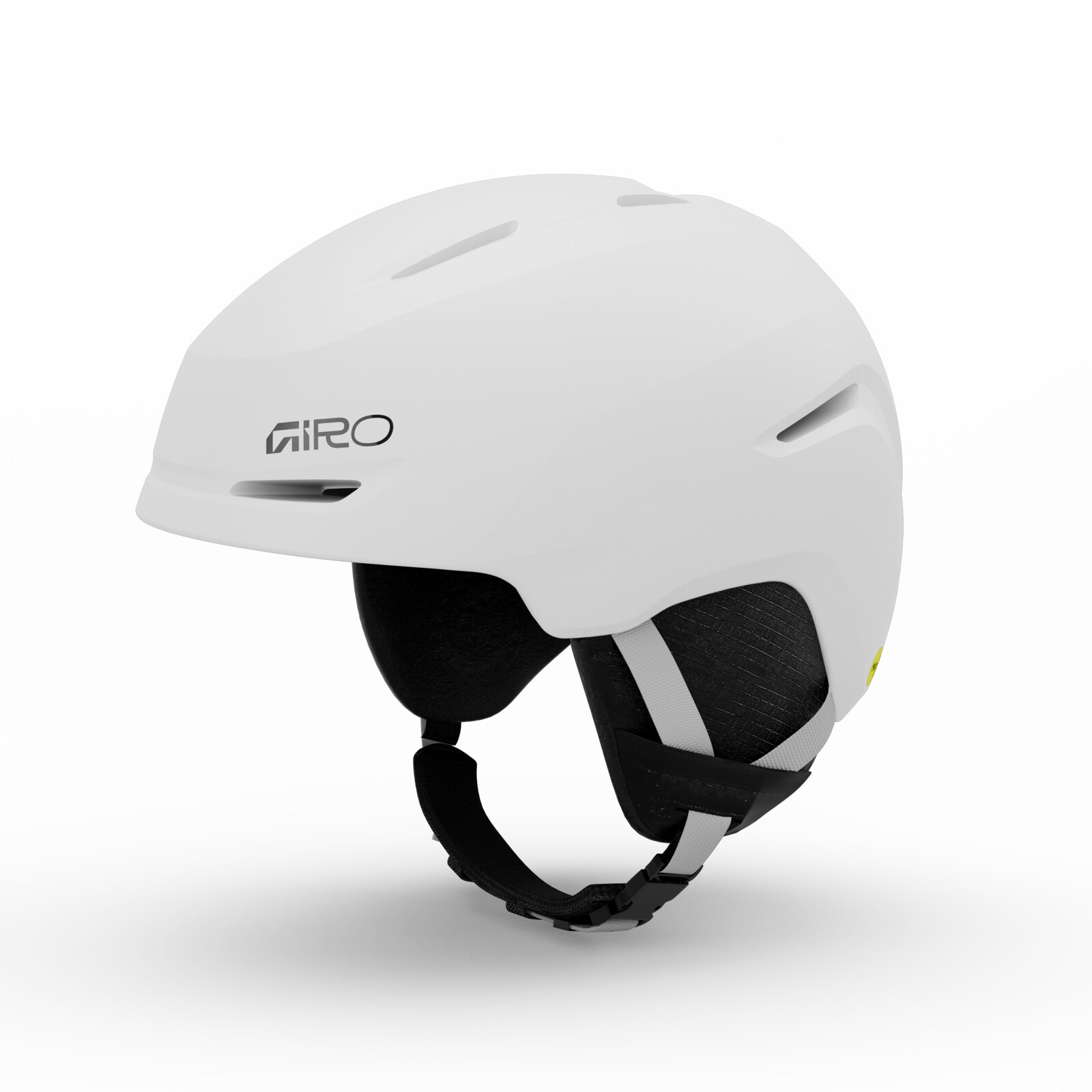 Spur MIPS Casque de ski, casque blanc, sangle réglable, aérations, logo « Giro »