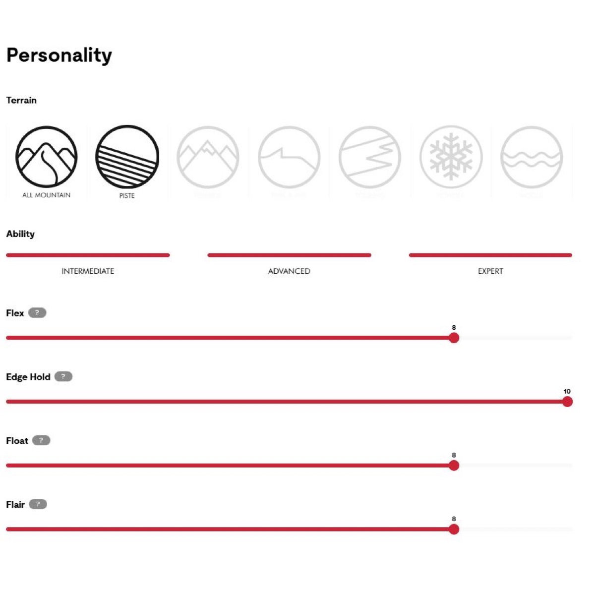 skis, piste, berge, terrain, ausrüstung