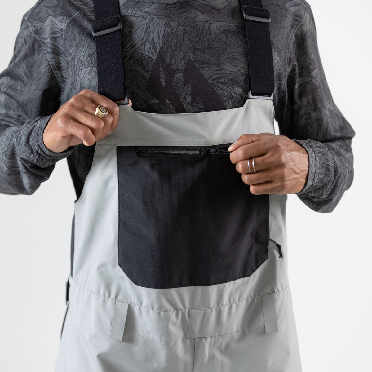M's Mountain Surf Bib Jones M's Mountain Surf Bib Frosti Blue, vue 5