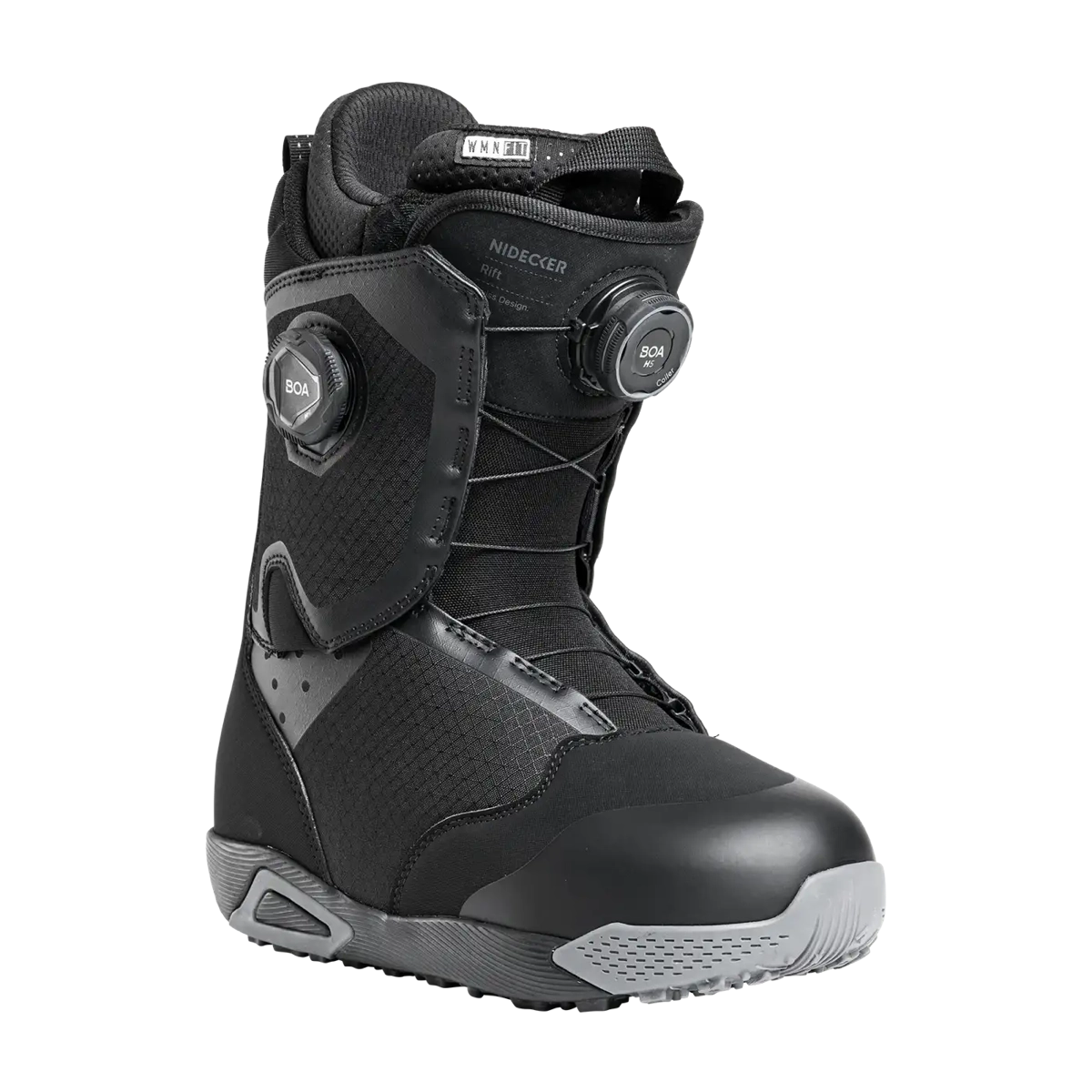Chaussures de snowboard, chaussures, chaussures de snowboard, chaussures noires, fermeture Boa, bottes de snowboard, chaussures, noir, fermeture Boa, semelle en caoutchouc