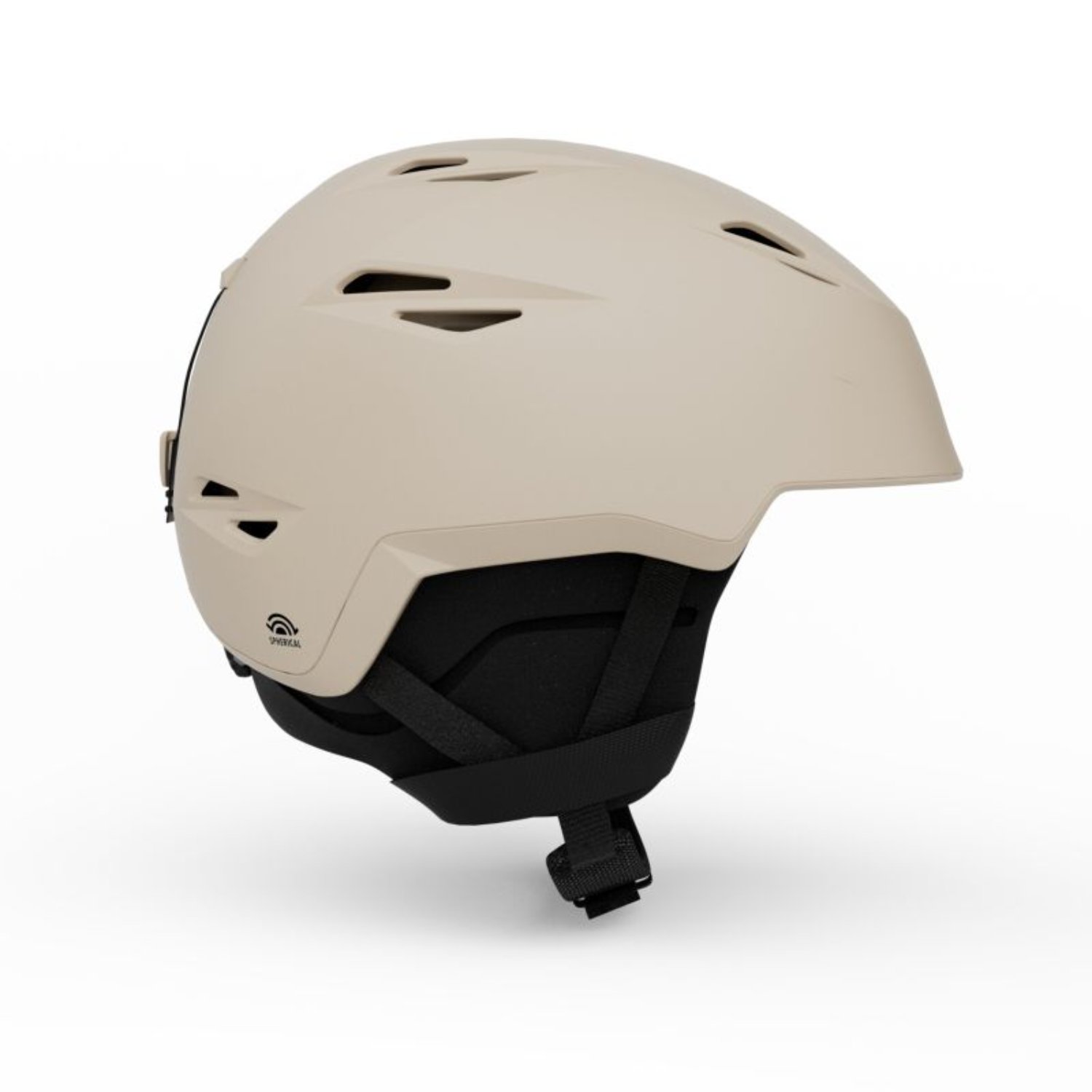 Schalenhelm, Beige, Helm, Kinnriemen, Ventilationsöffnungen