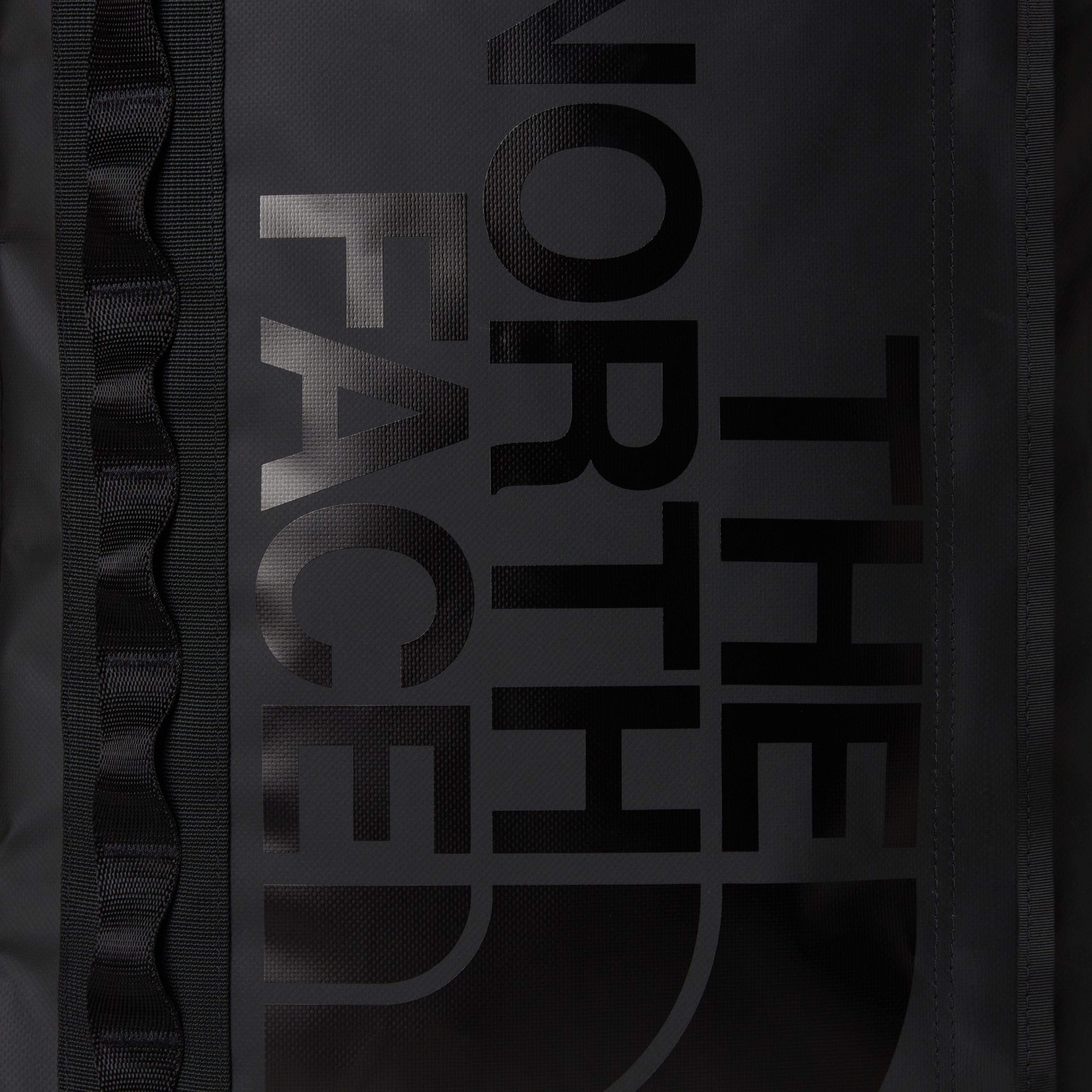 Base Camp Fuse Box noir, sac à dos, logo, texte, sangles