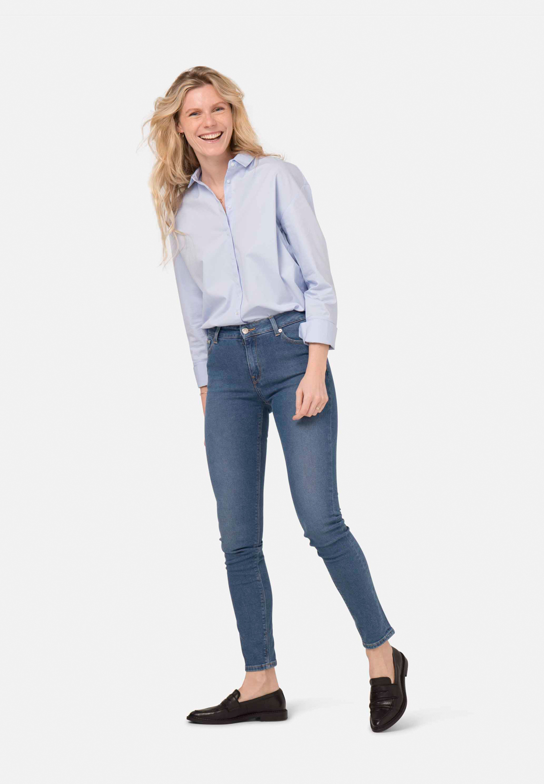 Skinny Hazen Pure Blue mud jeans Skinny Hazen Pure Blue