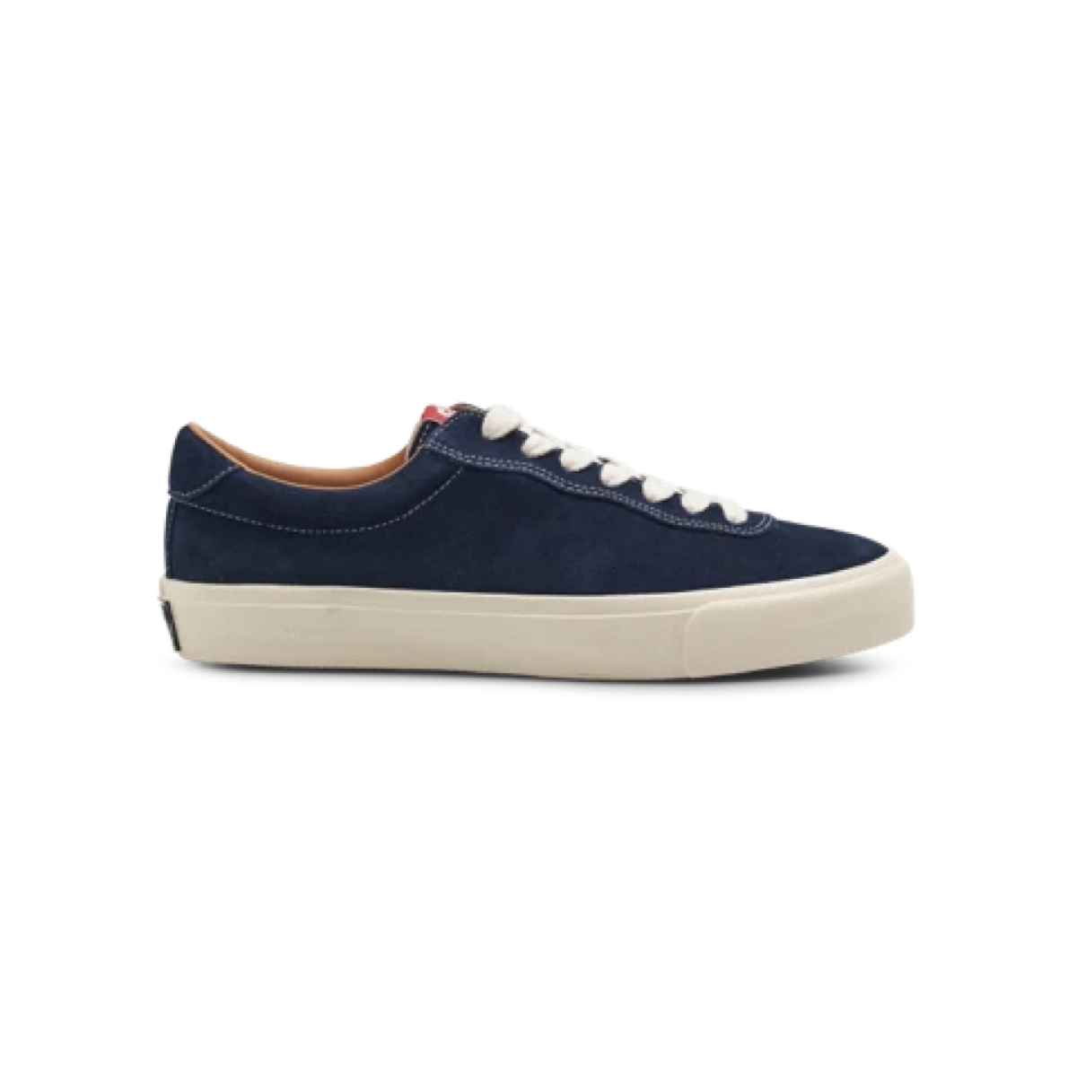 VM001 Suede Low Sneaker, Low-top, Navy, Canvas, White-sole