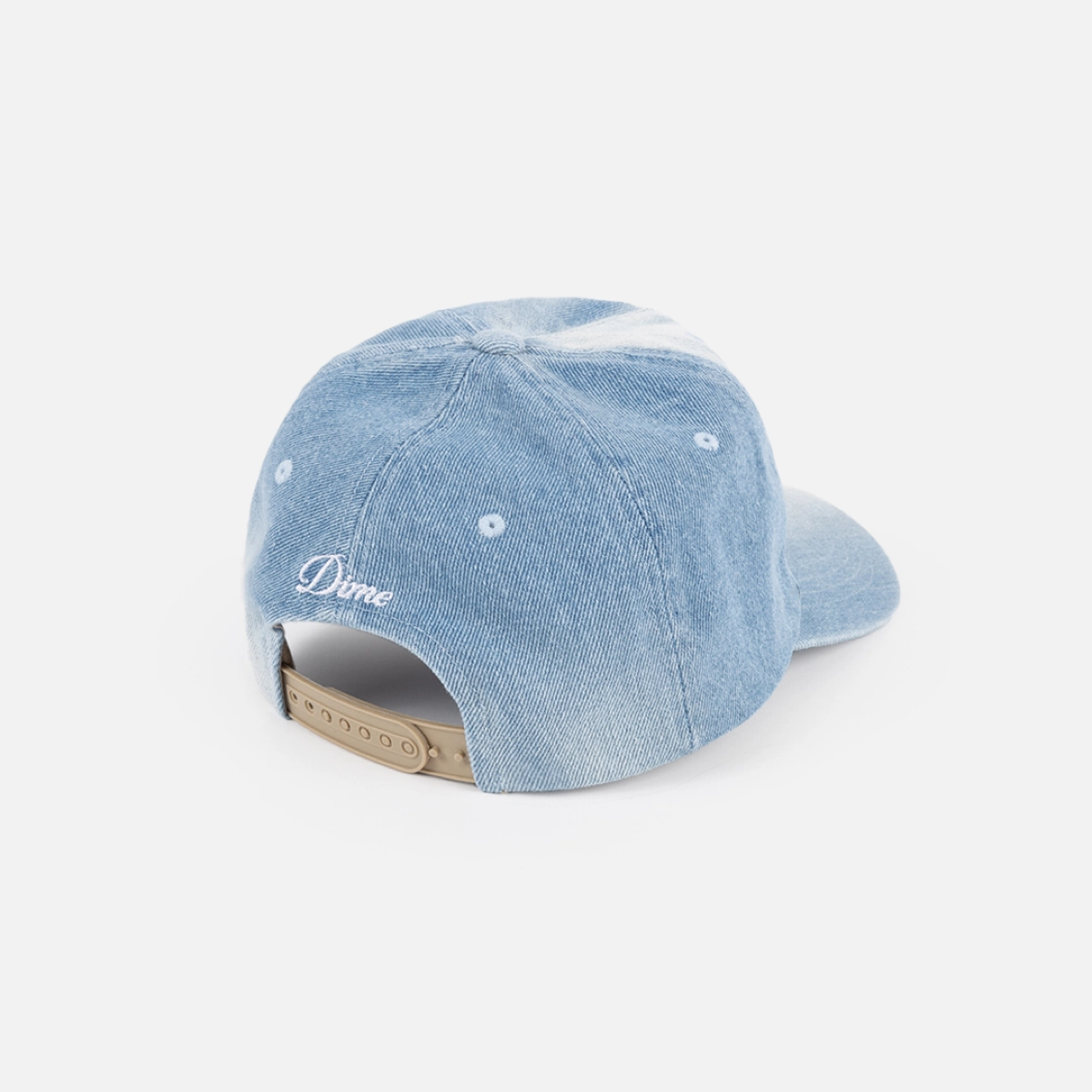 Cursive Denim Worker Cap