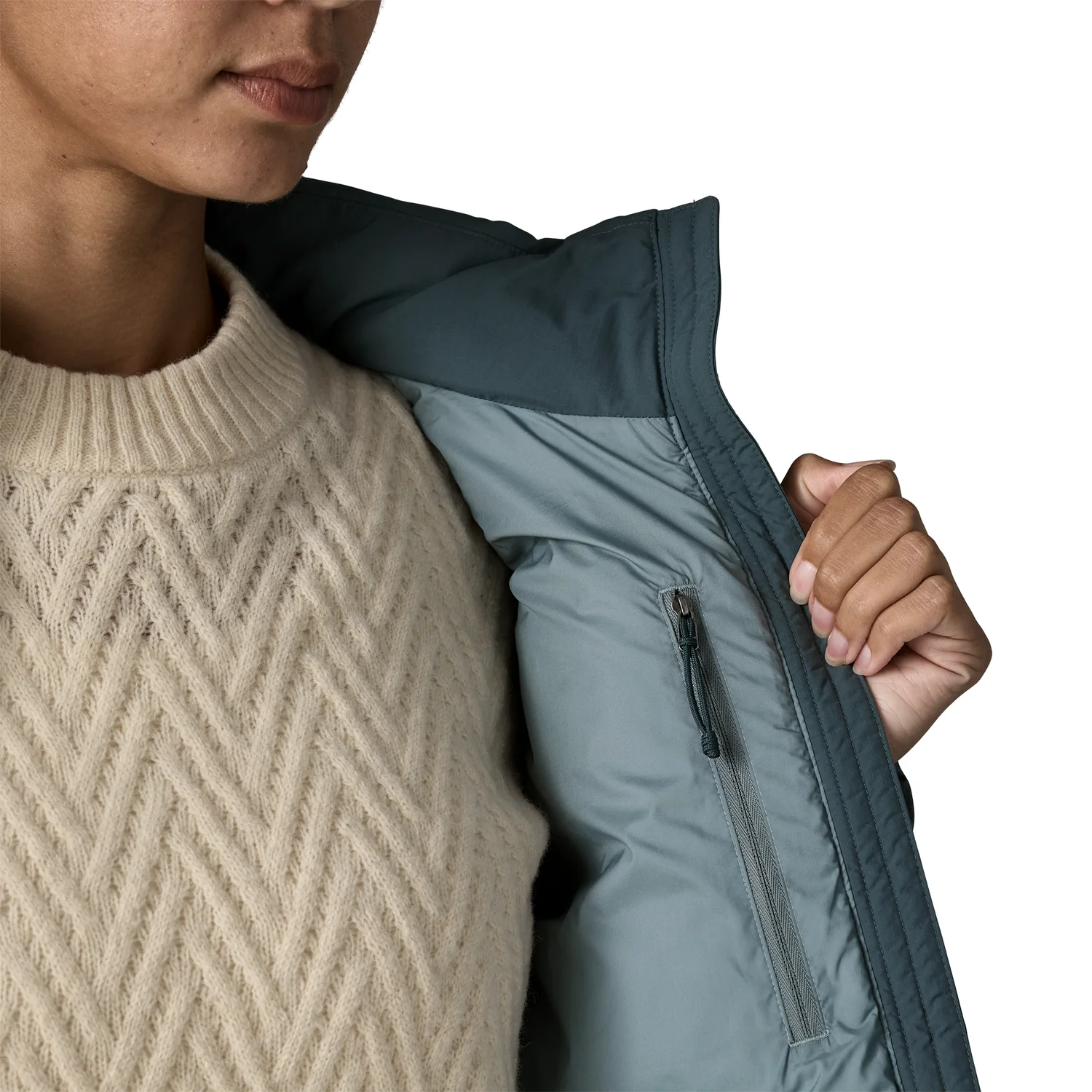 W'S Sisar Down Parka Patagonia W'S Sisar Down Parka Summit Blue, Ansicht 3
