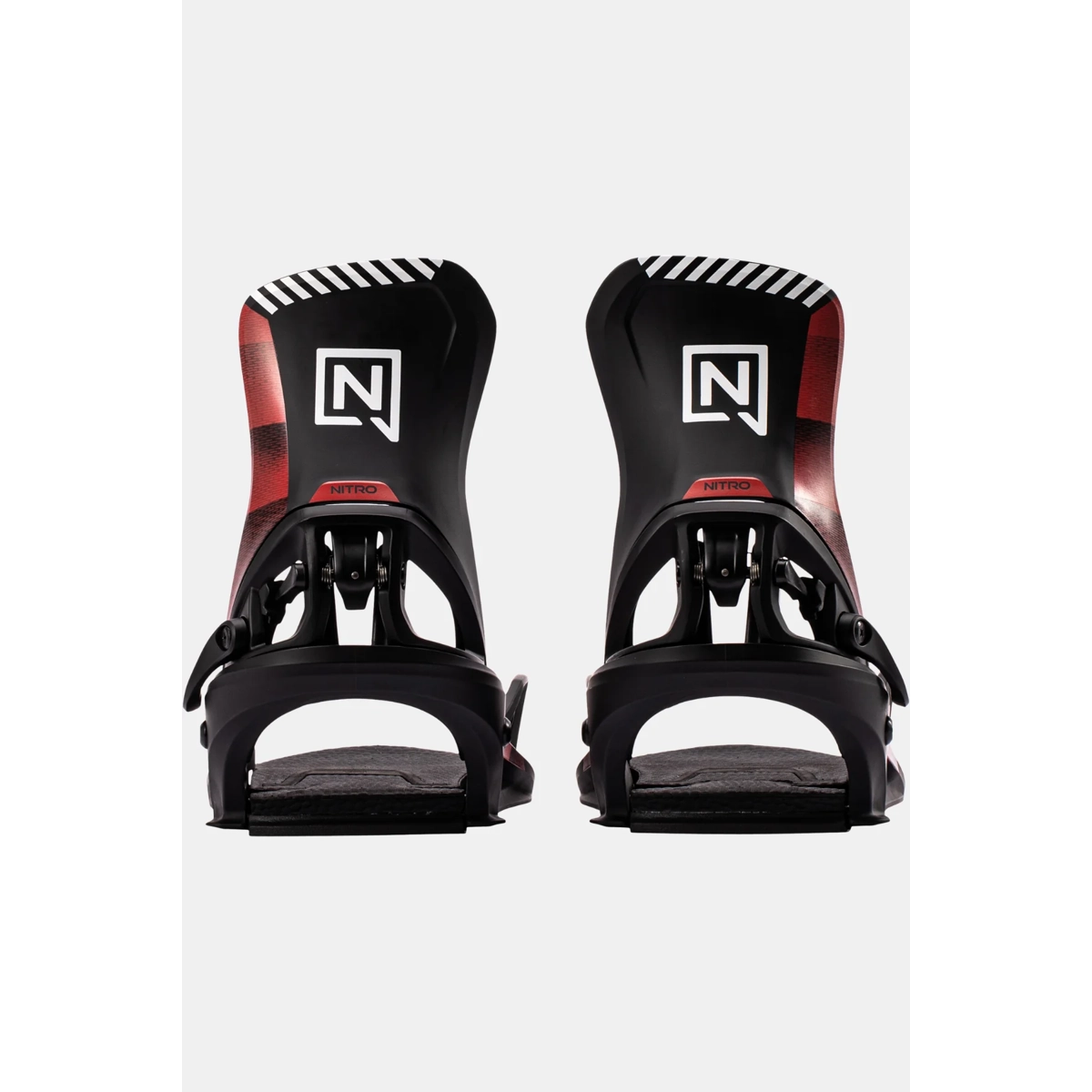  Bindings? , Snowboard bindings, NITRO, schwarz rot, verstellbare tragegurte, Bindings, Snowboard bindings, Adjustable, Narrow toe, Schwarz Rot