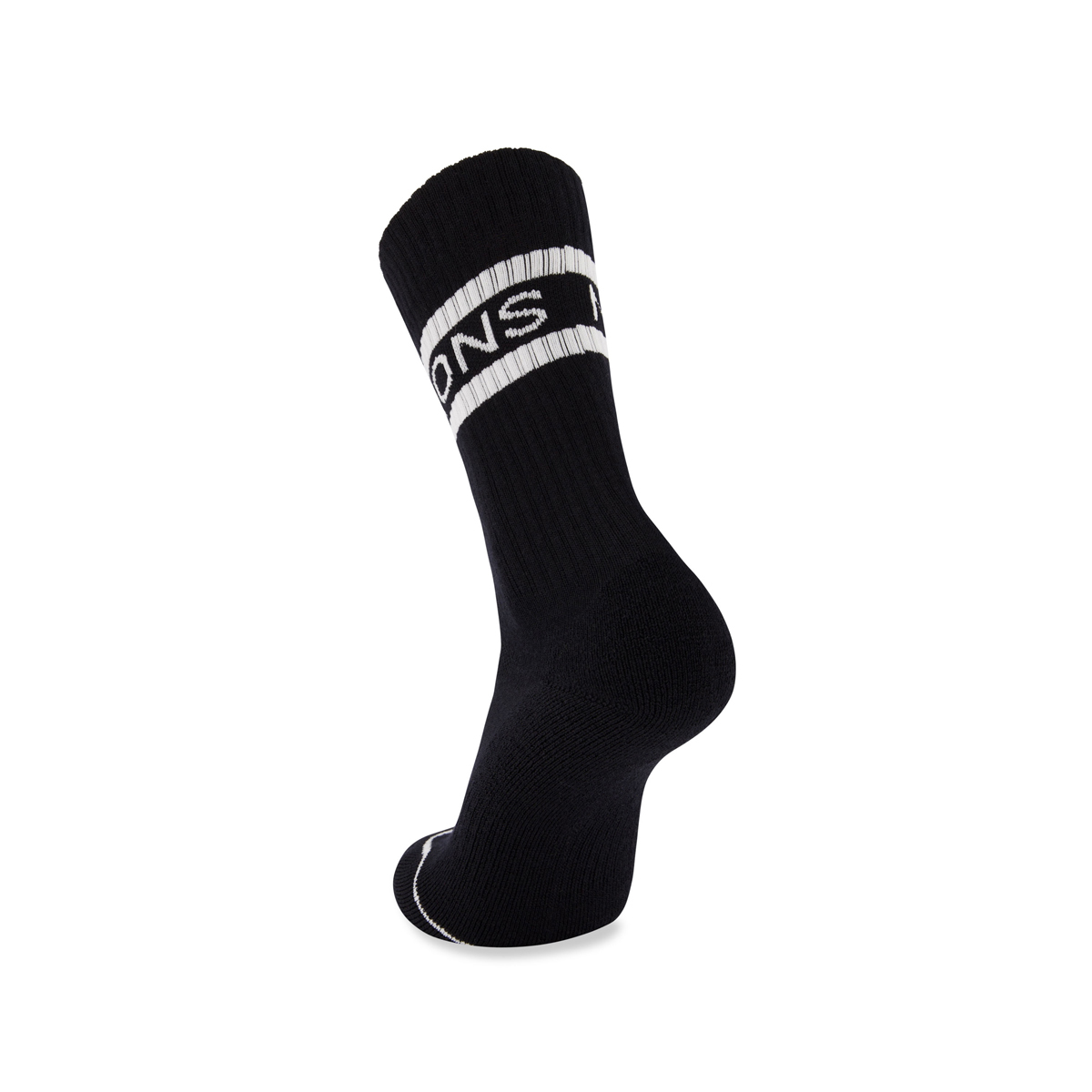 Signature Merino Crew Sock Mons Royale Signature Merino Crew Sock Black / White, Ansicht 2