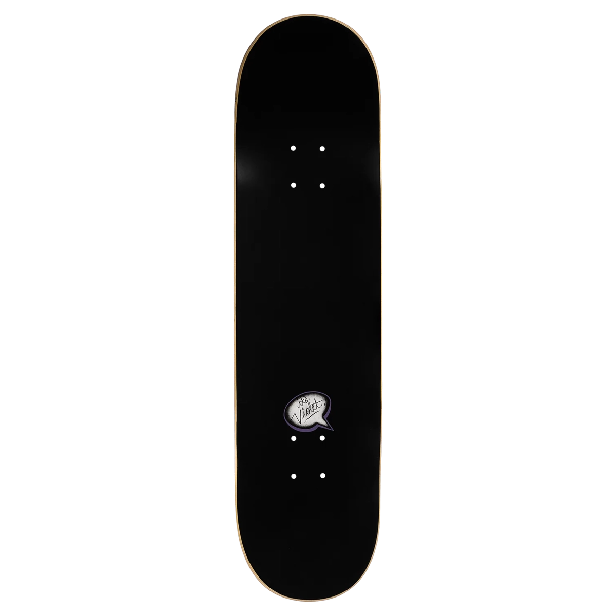 Skateboard, noir, planche, autocollants, bordure en bois, skateboard, planche, noir, longboard, coins arrondis