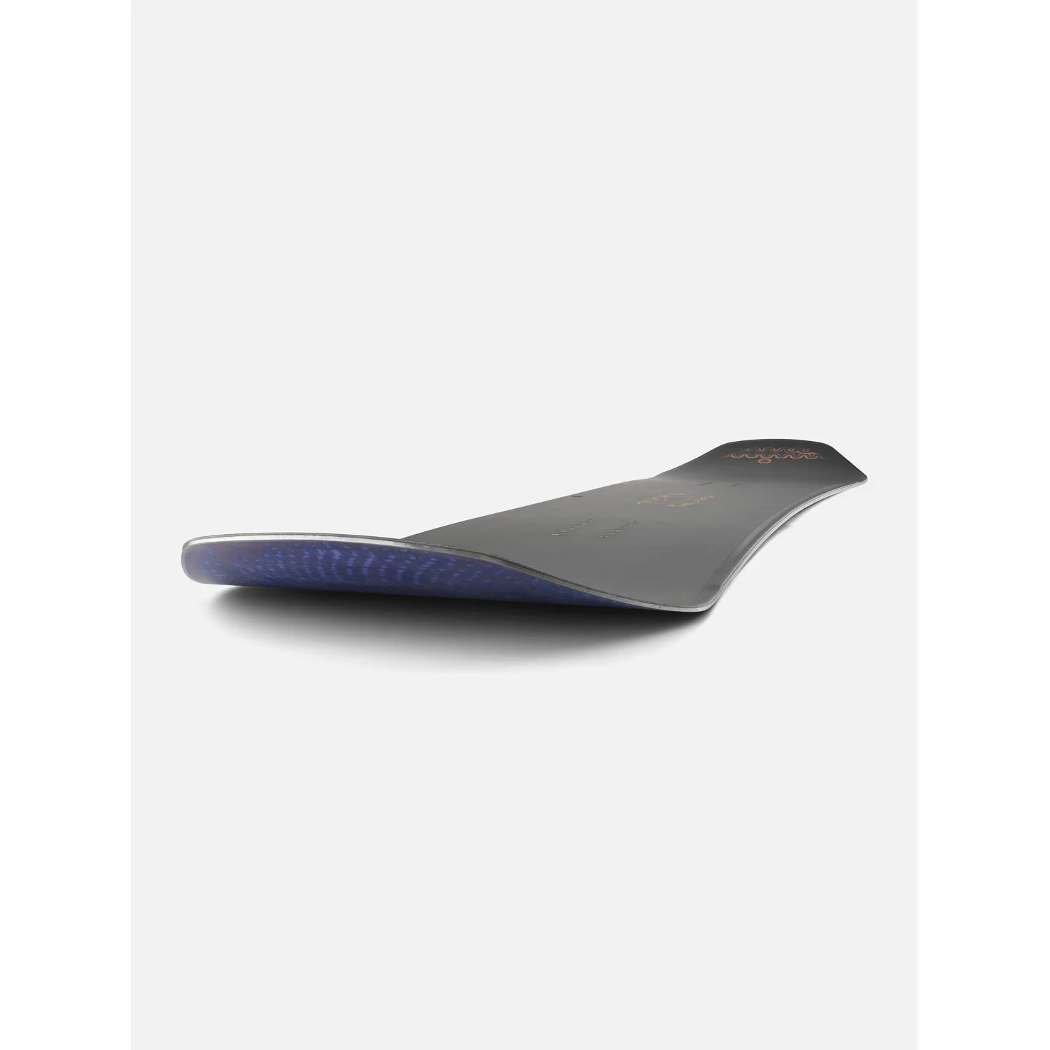Schuheinlage, anatomisch geformt, schwarz, blaue Unterseite