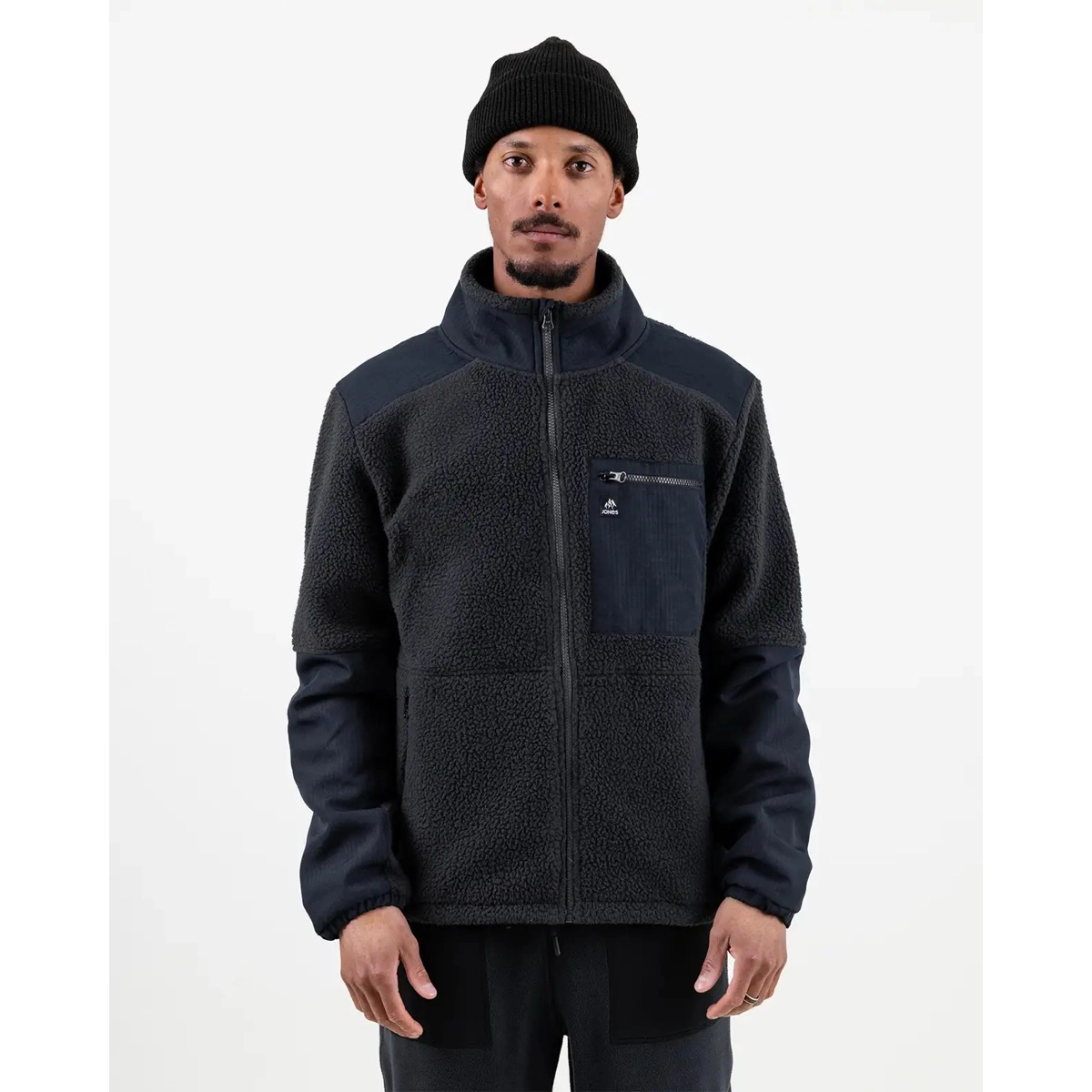 Base Camp Rec Fleece Jacket Jones Base Camp Rec Fleece Jacket Stealth Black, vue 2