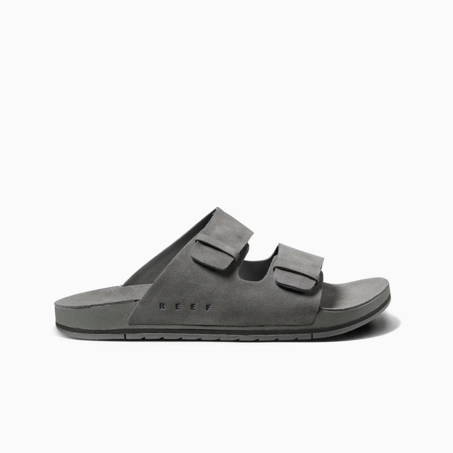 Ojai Two Bar Mules, sandales, gris, boucles, caoutchouc/tissu ?