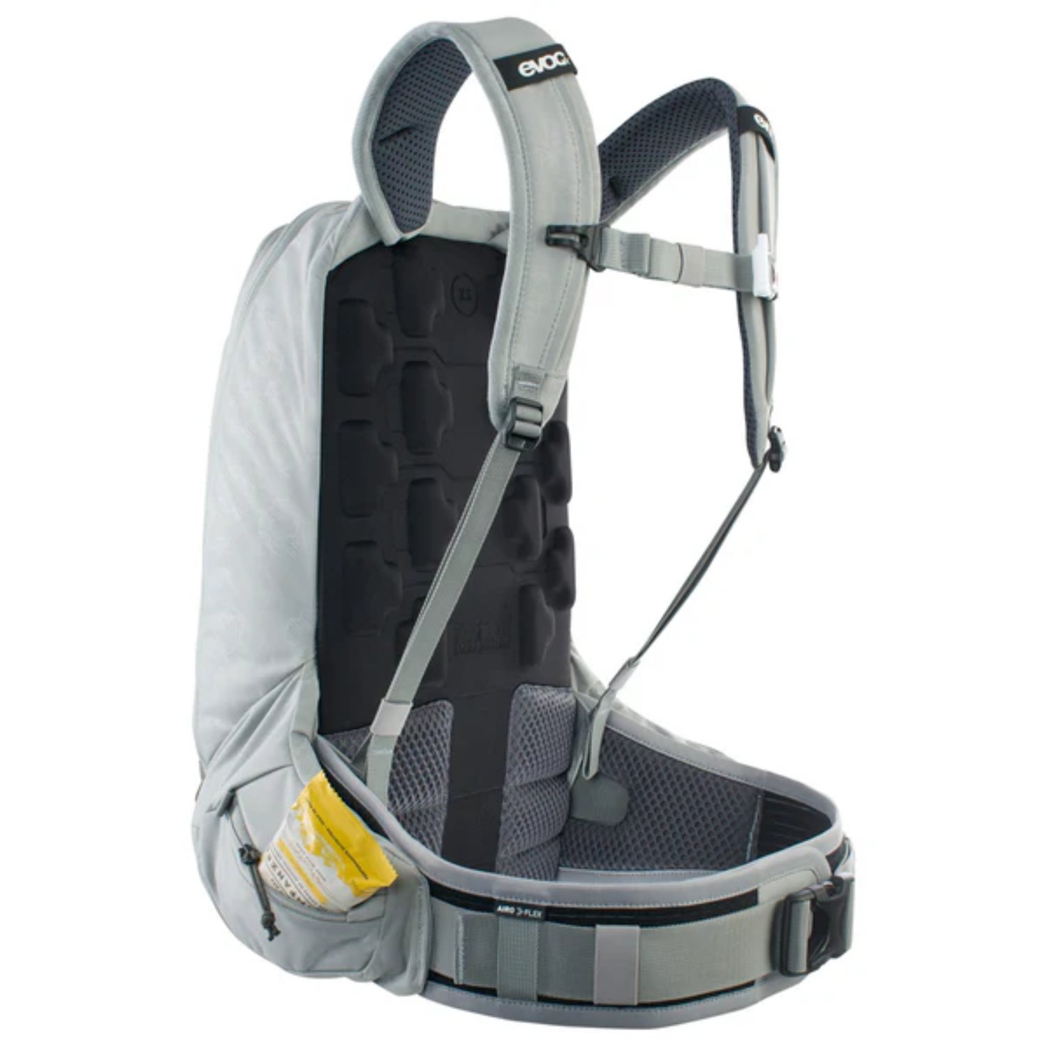 Sac à dos, sangle de maintien, sangle dorsale, empiècement en maille, poche latérale