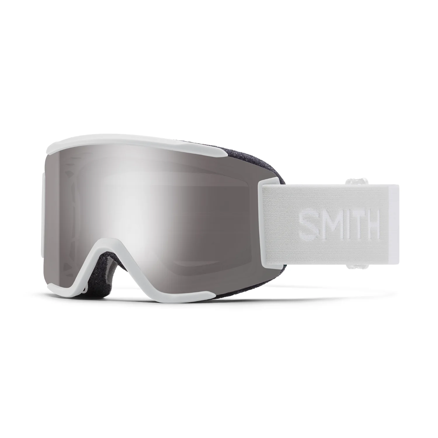 Squad S Lunettes de ski, noir, verres, fermeture à sangle, lunettes de ski, noir et blanc, lunettes, champ de vision, protection anti-glissement