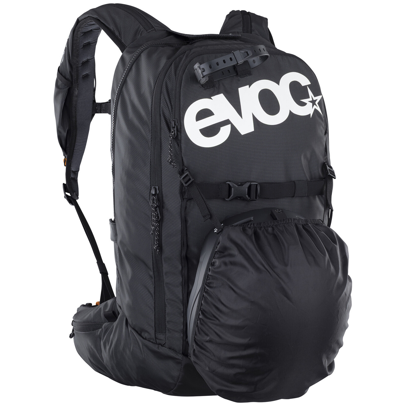 Sac à dos, randonnée, sac à dos, noir, poche avant