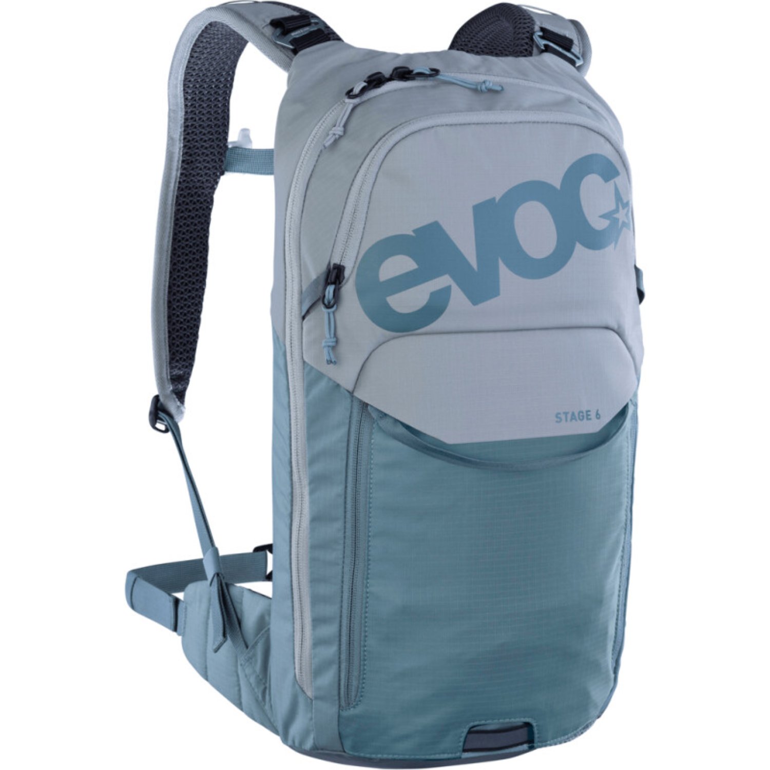 Stage 6L Bp + 2L Bladder Rucksack, Trekking-Rucksack, Seitentasche, Zweckmäßige Aufteilung, Stoffmaterial