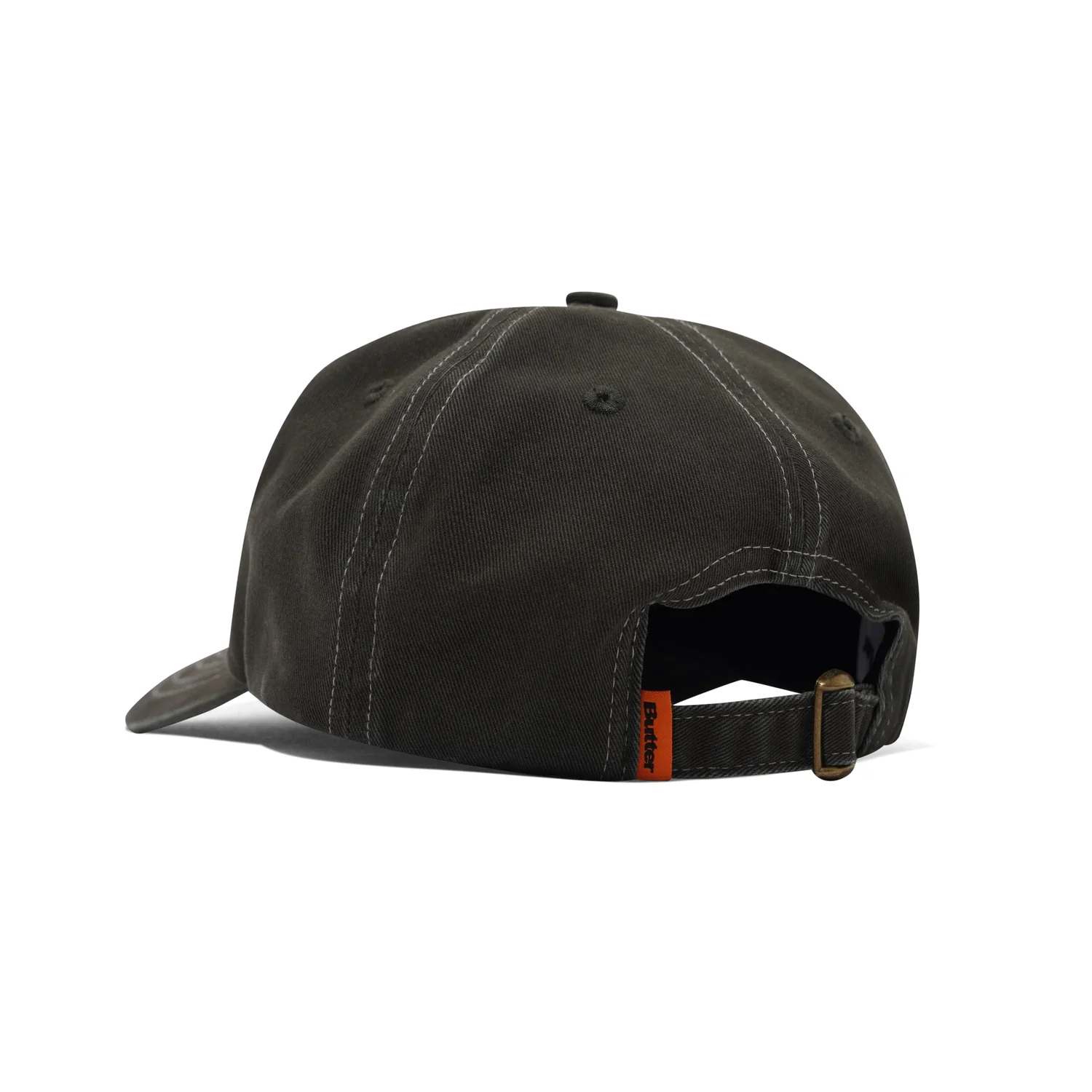 Basecap, Schwarz, Baumwollstoff, Gebogener Schirm, Verstellbarer Riemen