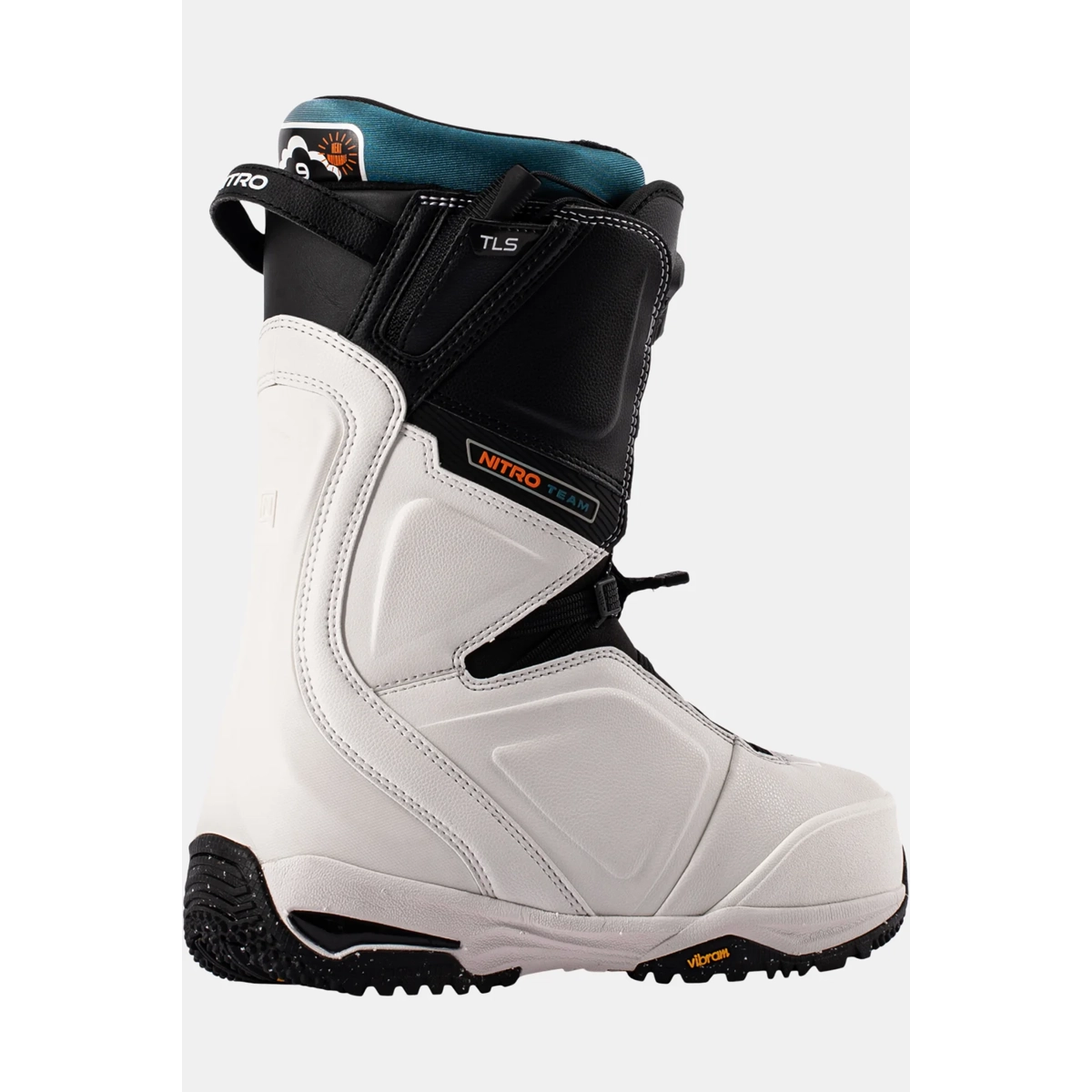 Team TLS Bottes, bottes de motocross, bateau à moteur, Nitro, protège-chevilles, bottes de snowboard, bottes blanches, chevillère, semelle Vibram, équipe Nitro
