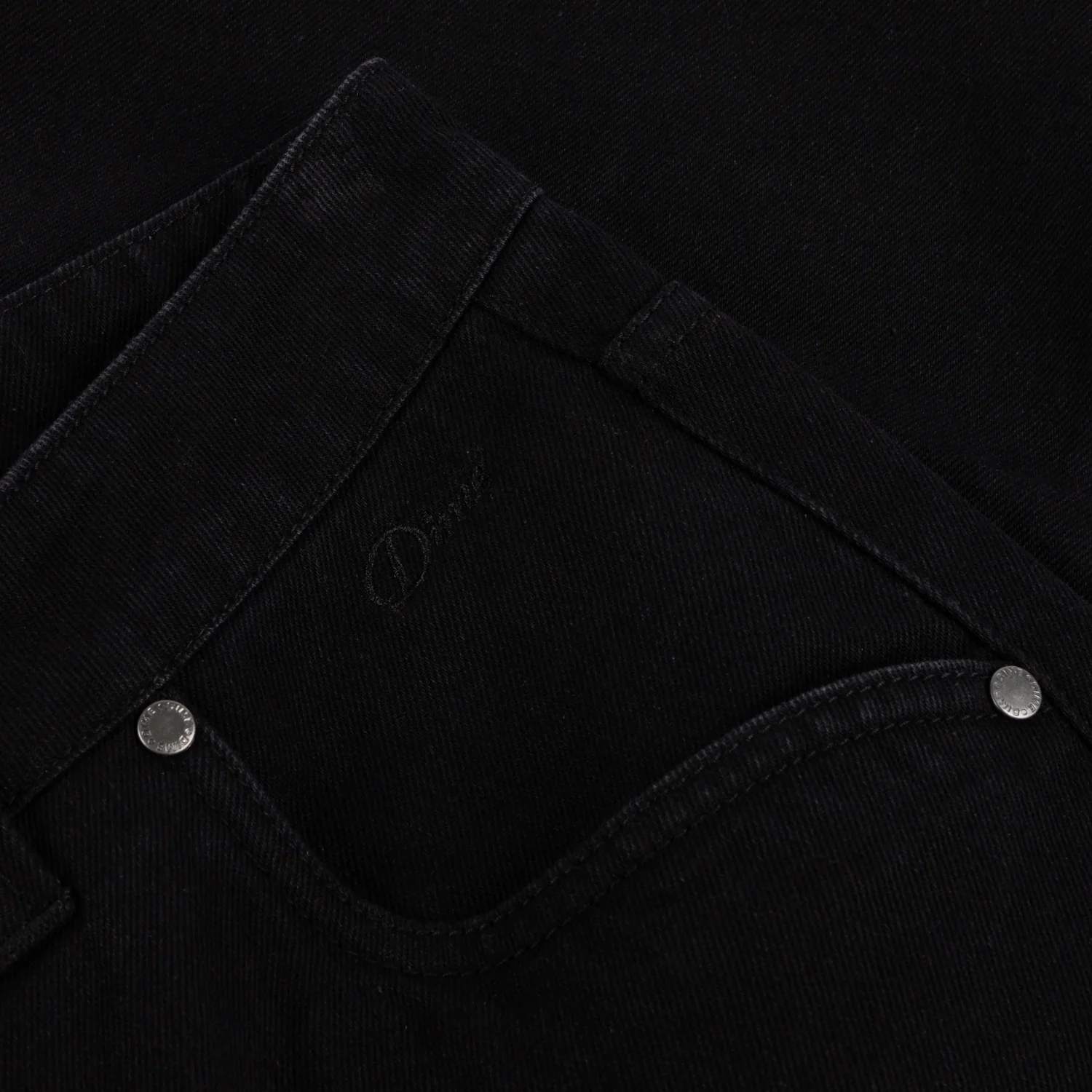 Baggy Denim Pants Dime Baggy Denim Pants Black, vue 2