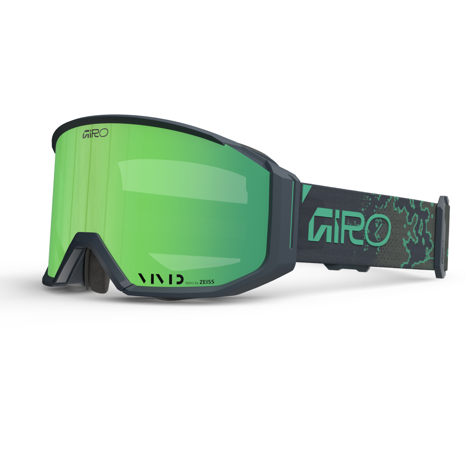 Revolt Pro Vivid Goggle Skibrille, Goggles, Grünes Glas, Rauschfreies Glas, Damensk Stil?