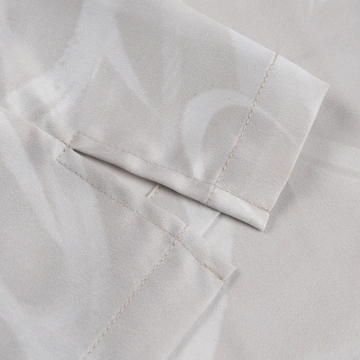 tissu blanc, coton, ourlet, couture décorative