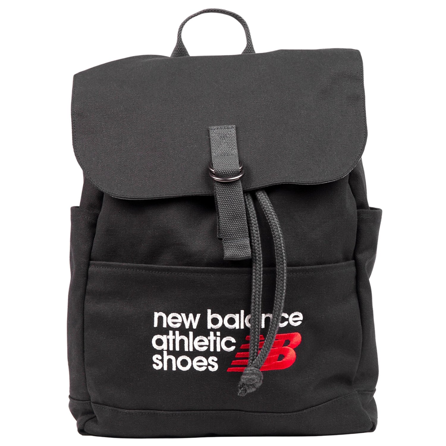 Canvas Backpack Rucksack, Backpack, Schwarz, Nylon, Logo