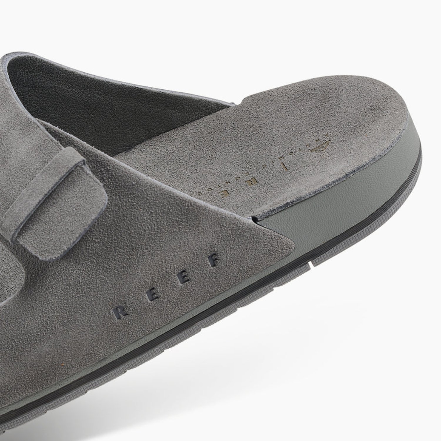 Mocassins, chaussures sans lacets, gris, daim, chaussures