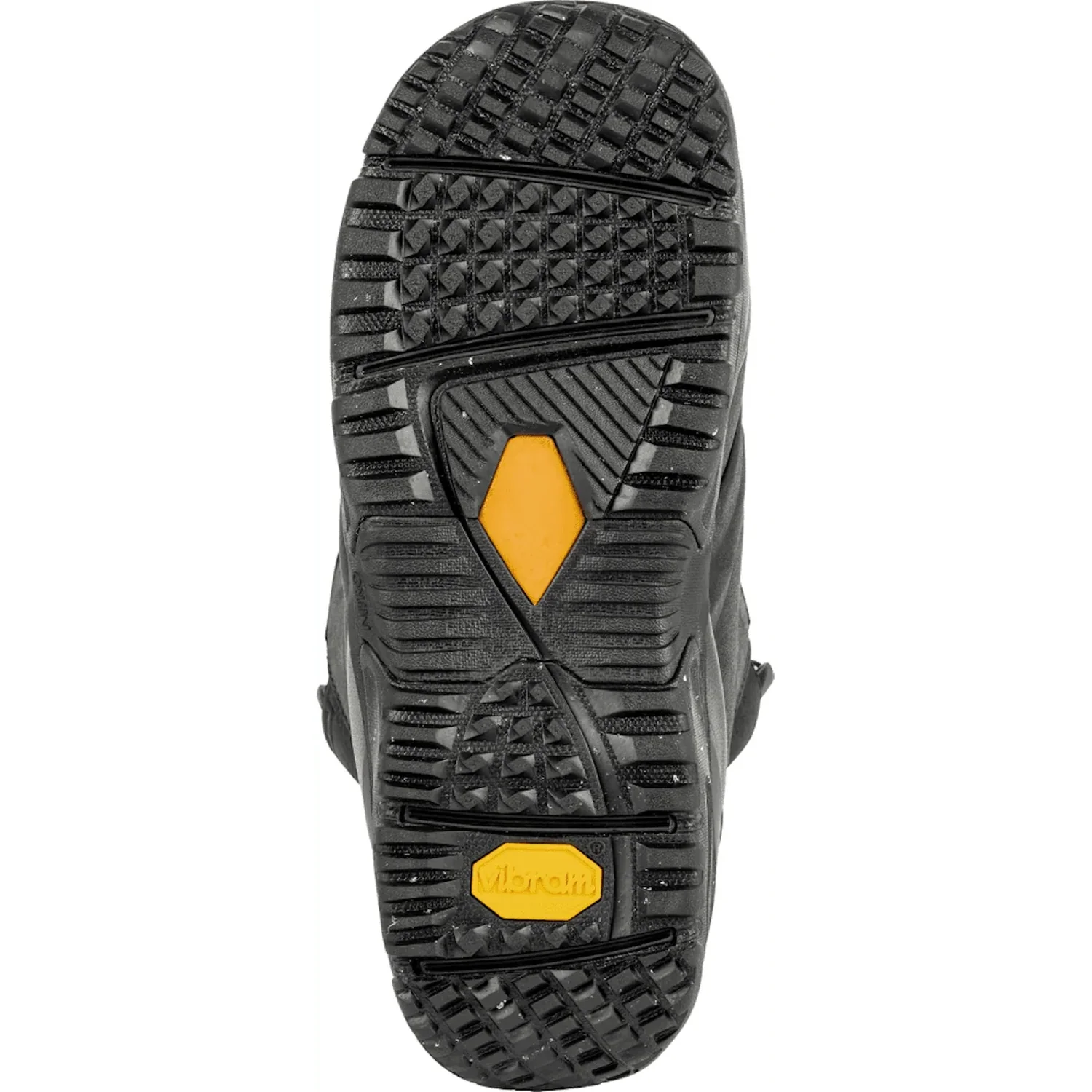 Schuhsohle, Gummisohle, schwarz, Profilsohle, gelbe Einsätze