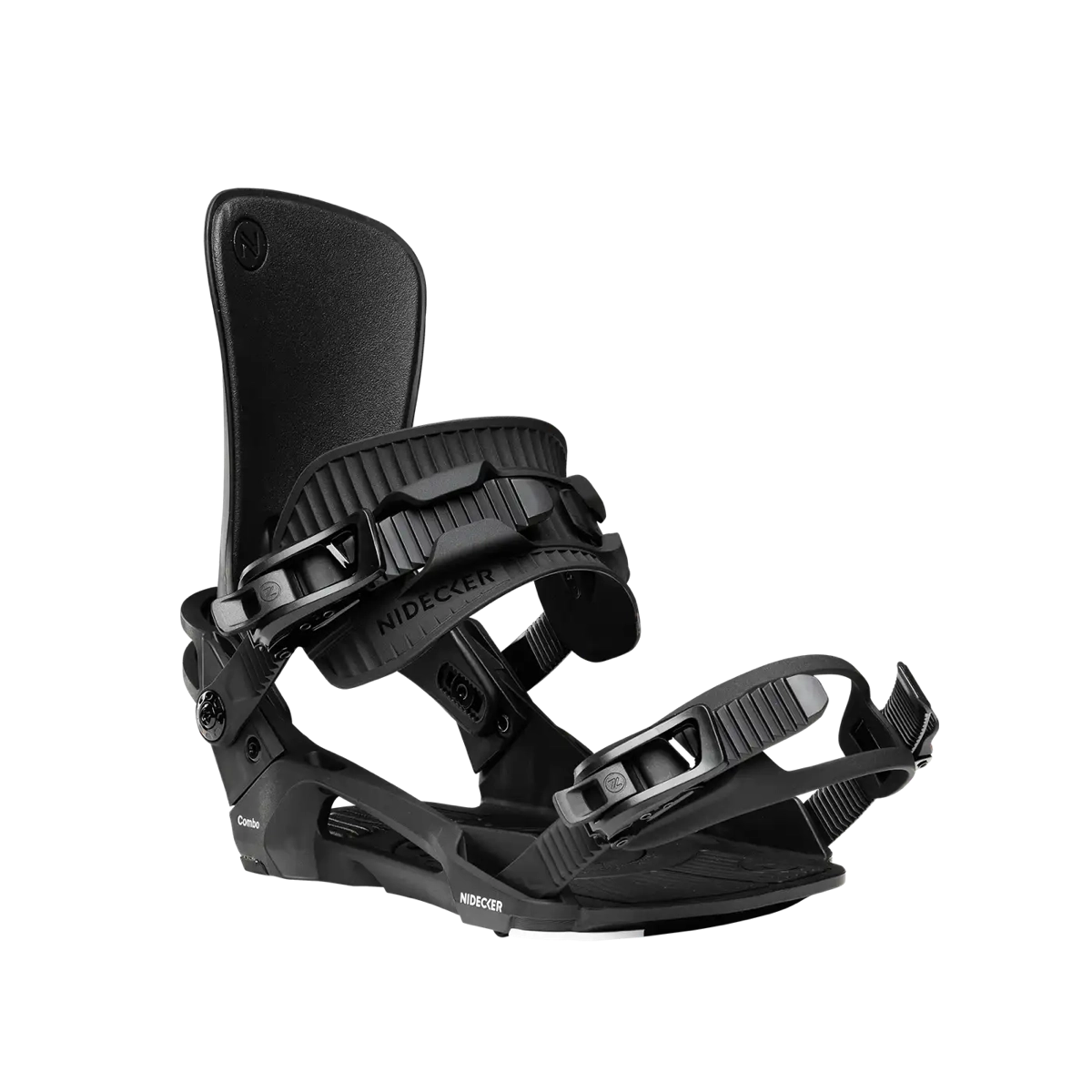 Fixations de snowboard, talon, sangles réglables, noir, Nidecker, Fixations de snowboard, Nidecker, noir, sangles réglables, protège-chevilles