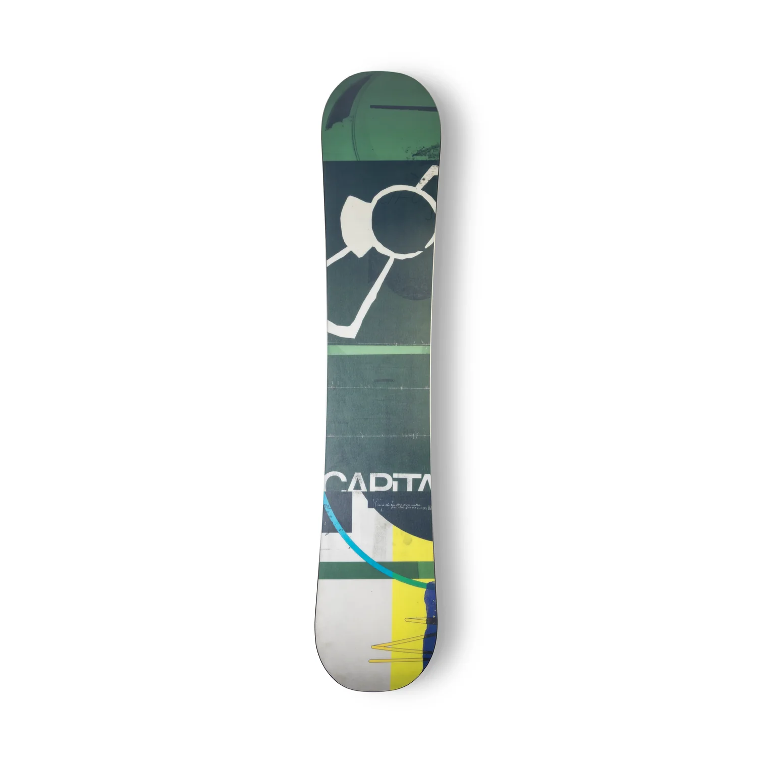 Snowboard, Grafik, Grün, Mehrfarbig, Deck, Snowboard, Mehrfarbig, Grafikdruck, Grün-Blau, Freestyle-Board