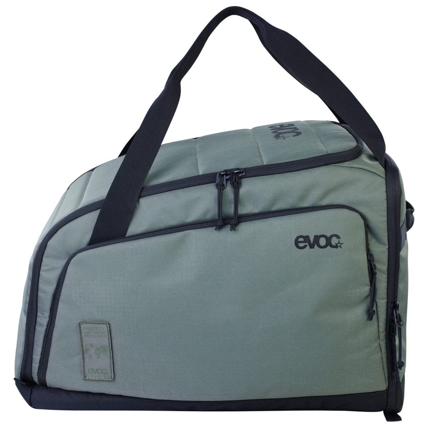 Gear Bag 35 Sac de voyage, sac de sport, bandoulière, bicolore vert, compartiments à fermeture éclair