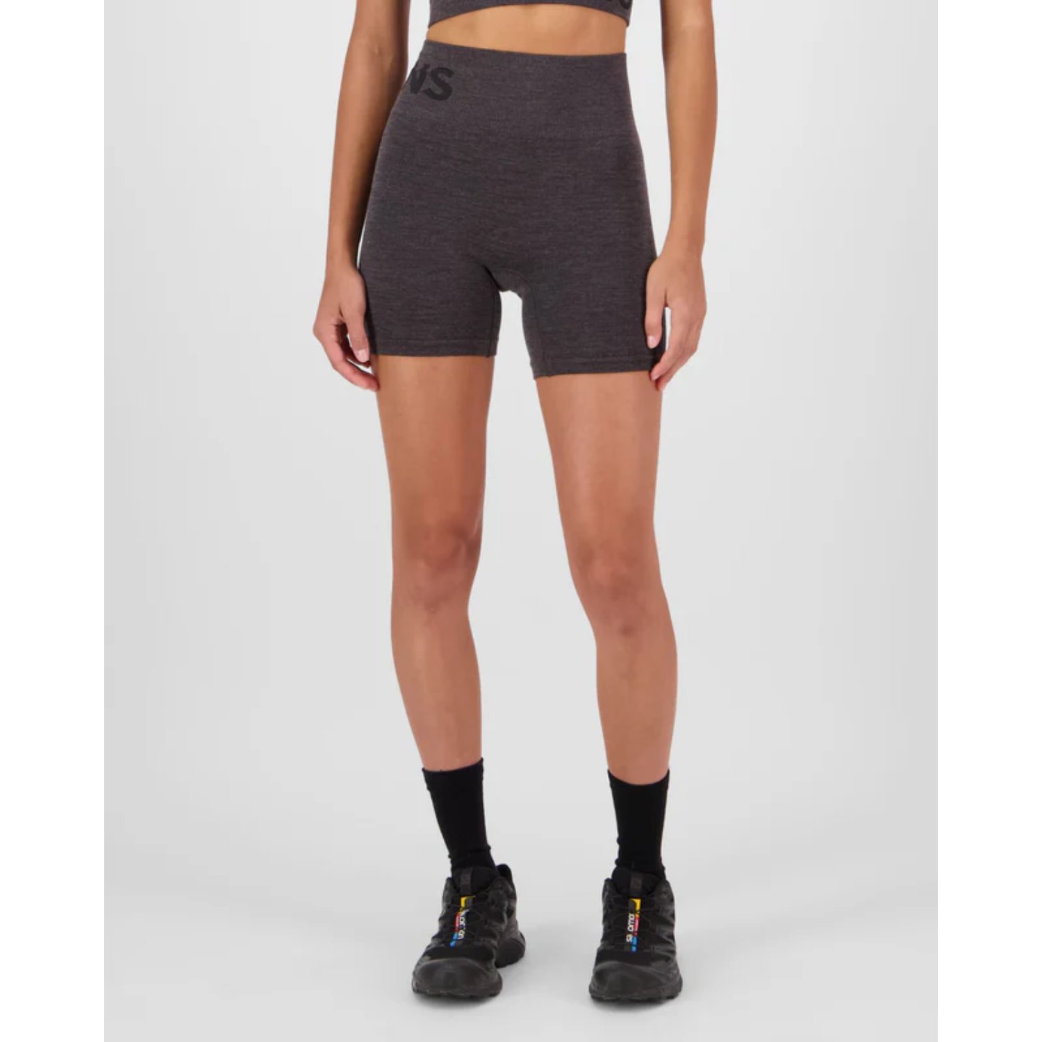 Shorts, Athletic shorts, Leggings shorts, Charcoal gray, Dunkle grau