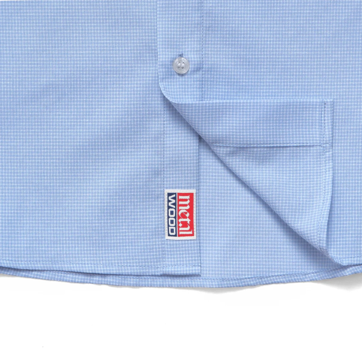 Micro Grid Oversized Button Up