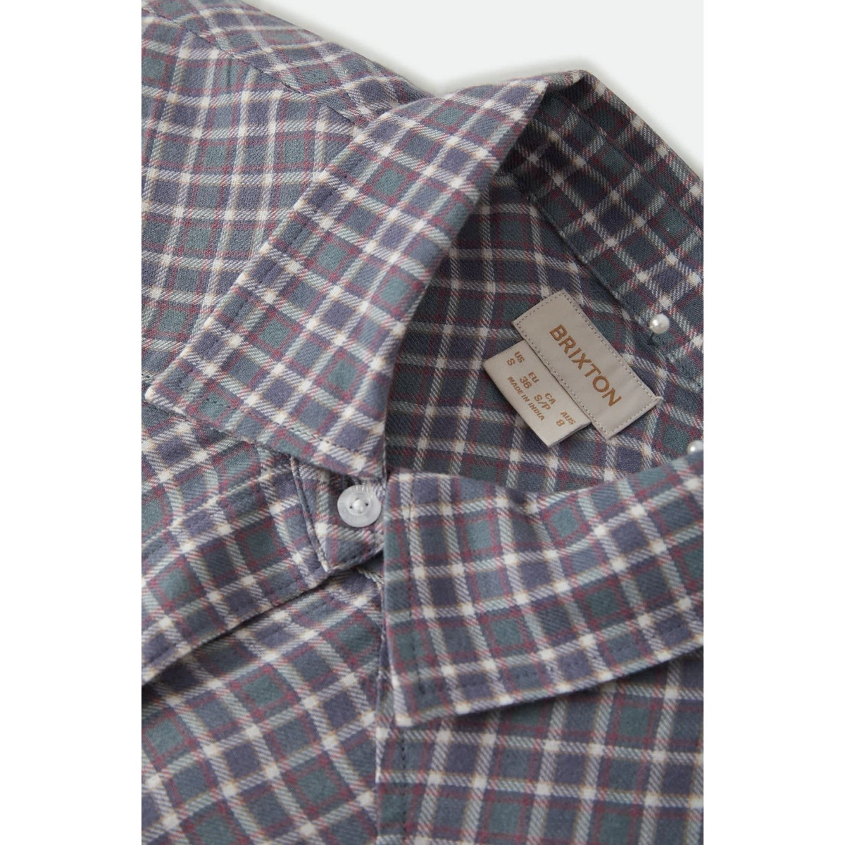 Wayne W Shirt Flanell, Tartan, Knopfhemd, Hemd, Kragen, Flanellhemd, Karomuster, Knopfleiste, Langarm, Baumwolle