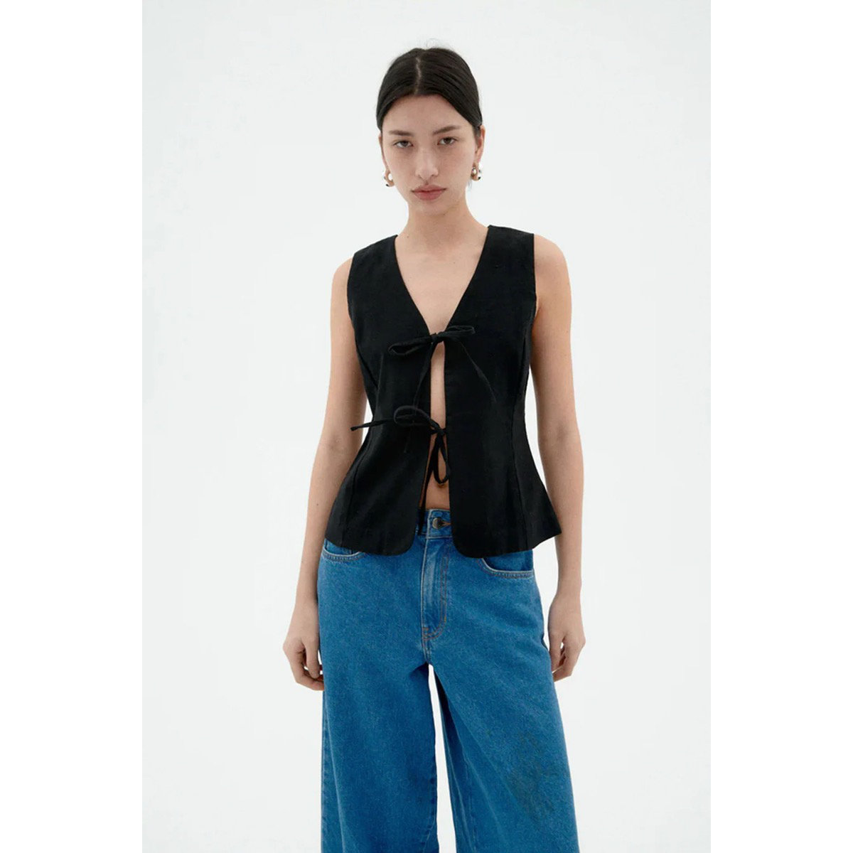 Elise Top Blouse, gilet, pantalon, personne, adolescent