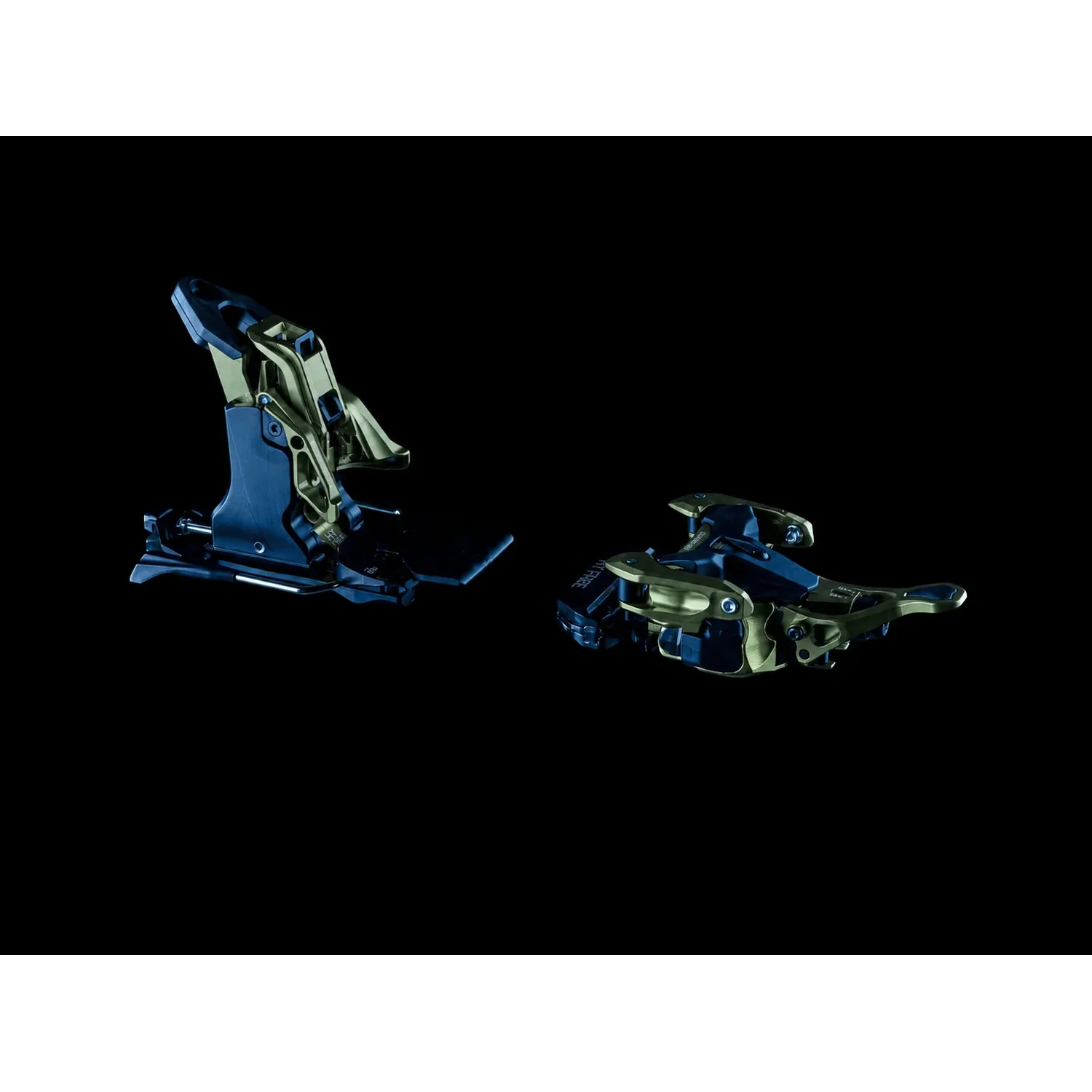 Hy 13 Free Skitourenbindung, Skibindung, Metall, Blau-Oliv, Pin-Bindung