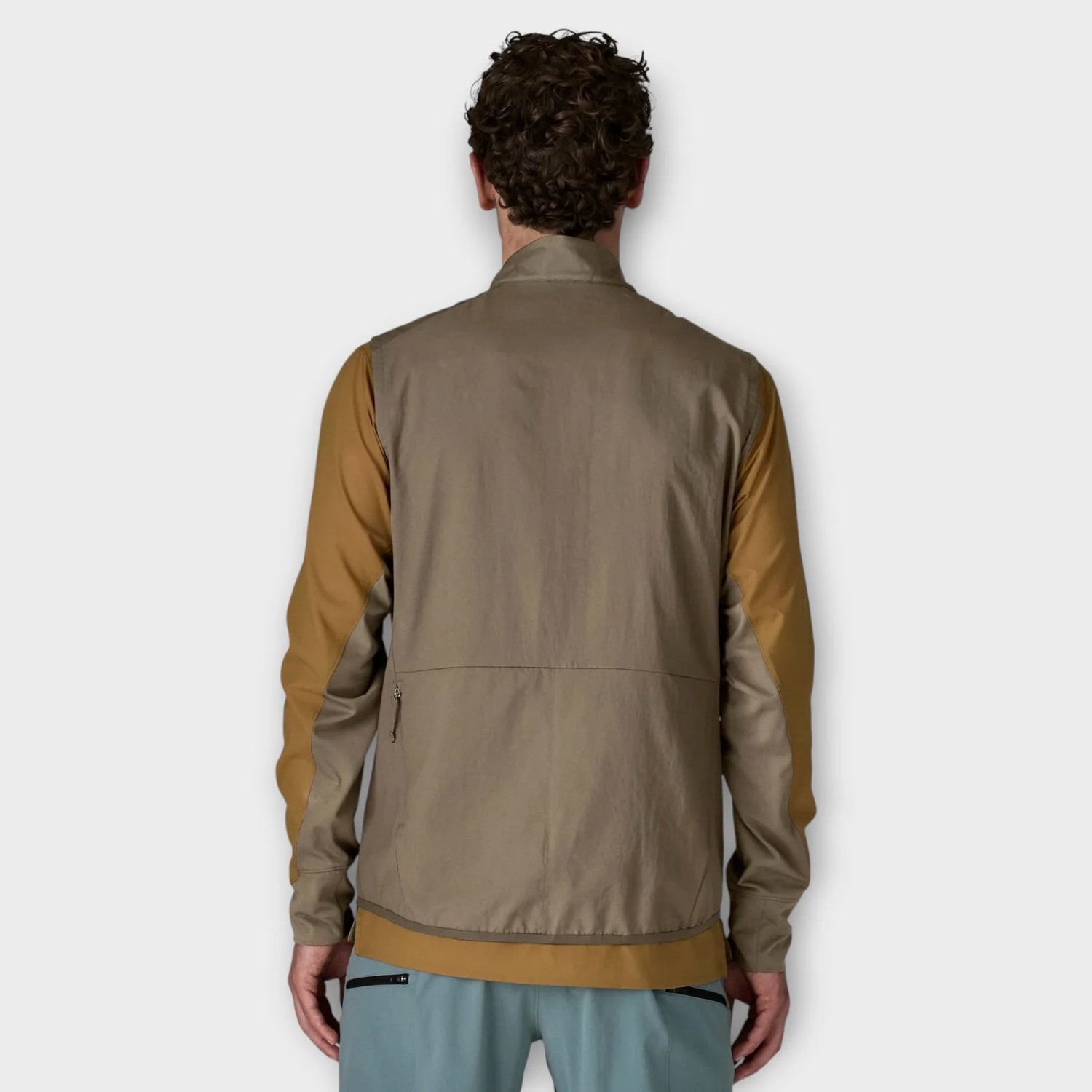 jacket, windbreaker, zweifarbig, Reißverschlussfach, Rückenansicht