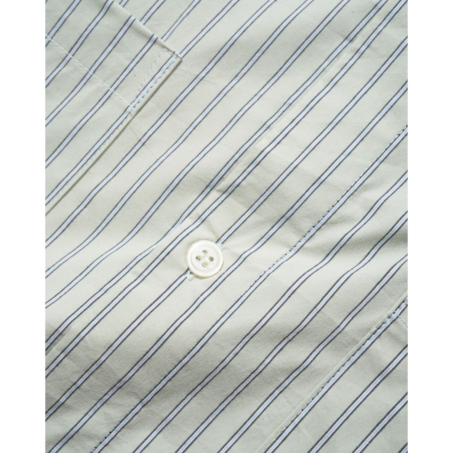 Vertical Stripe S/S Shirt Streifenshirt, Hemd, Streifen, Knopf, Baumwolle