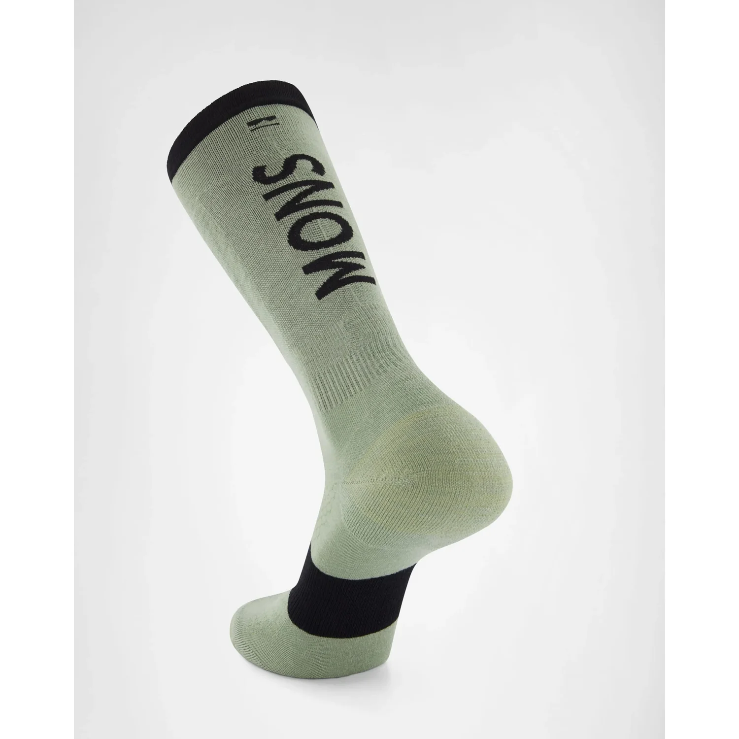 Sportsocken, Knöchelhoch, Hellgrün, Schwarze Details, Logo-Aufdruck