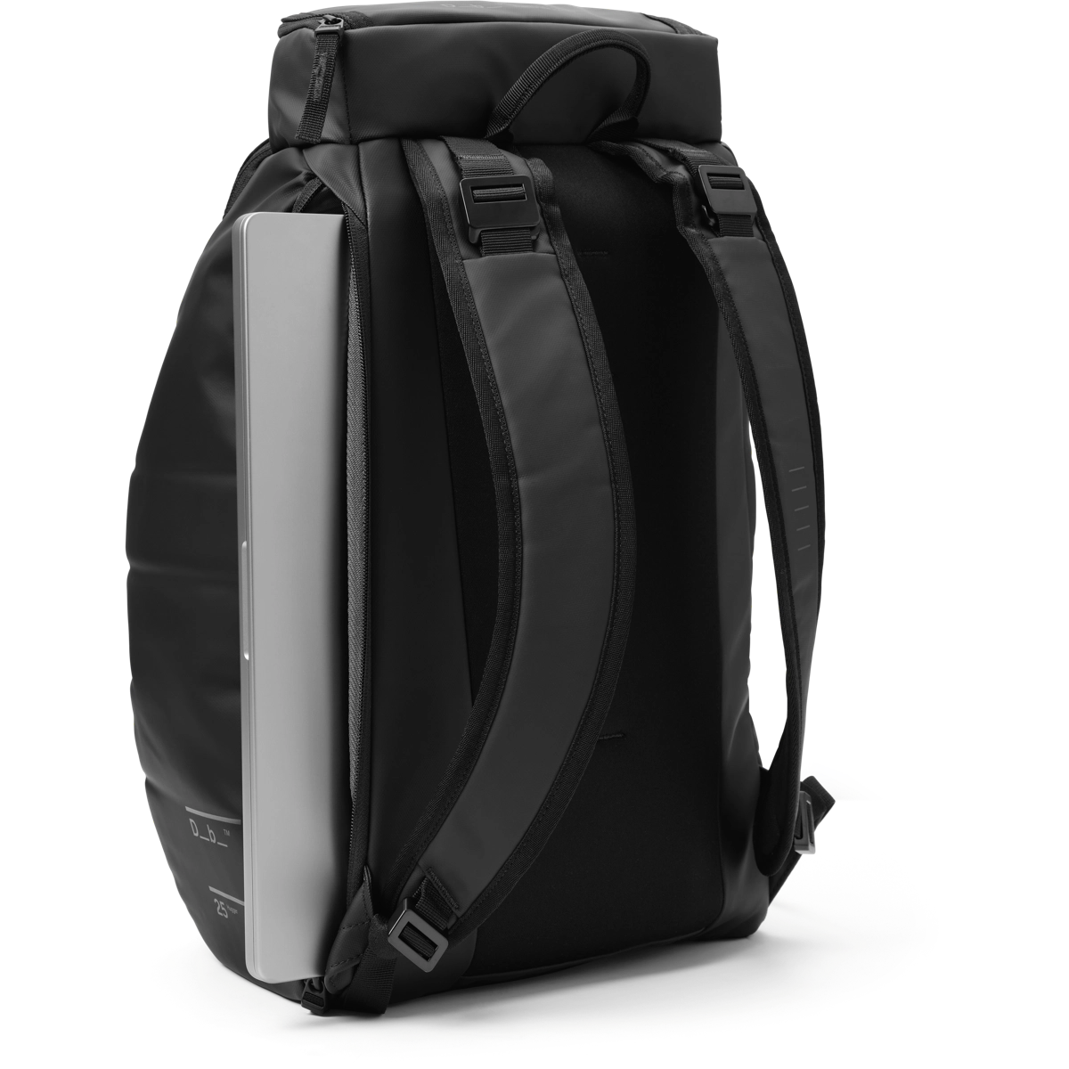 Rucksack, Rucksack-Tragegurte, Schulterriemen, Backpack, Nylonstruktur, Rucksack, Laptopfach, Schwarz, Padded Trageriemen, Seitenfach Laptop