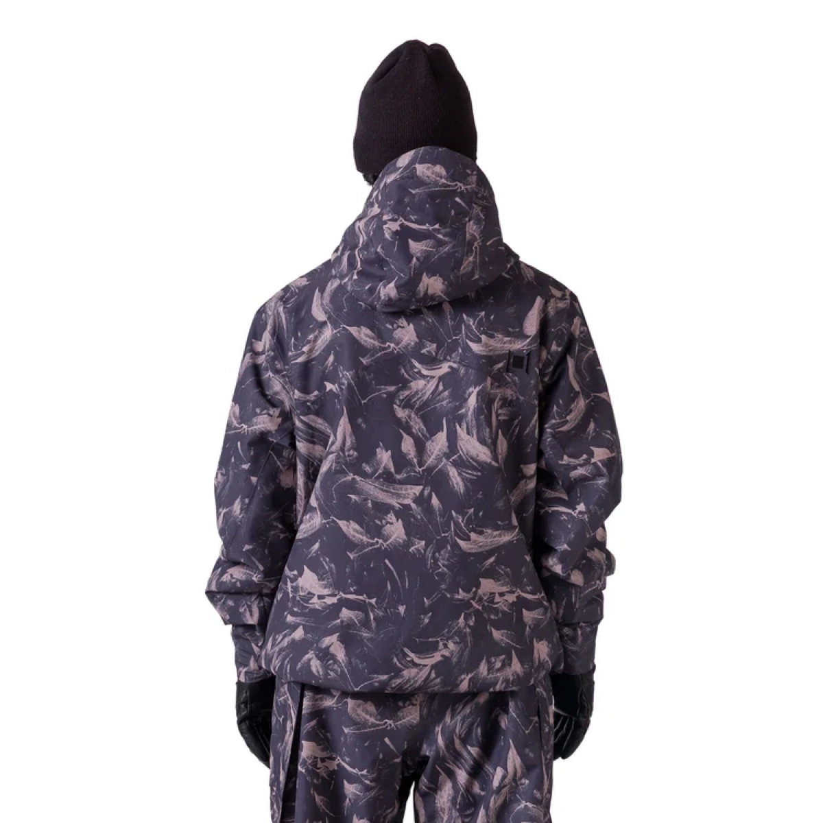Manteau, sweat à capuche, motif camouflage, motif, hiver, veste, poche de veste, motif, foncé, capuche