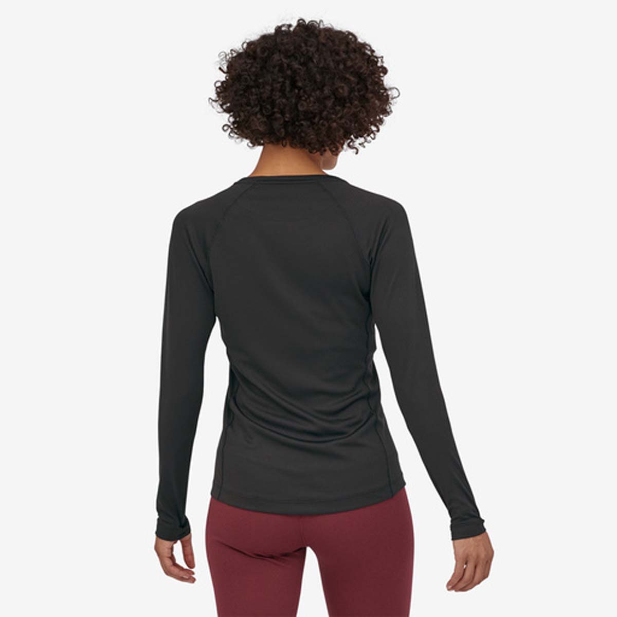W's Capilene Midweight Crew Patagonia W's Capilene Midweight Crew Black, vue 3