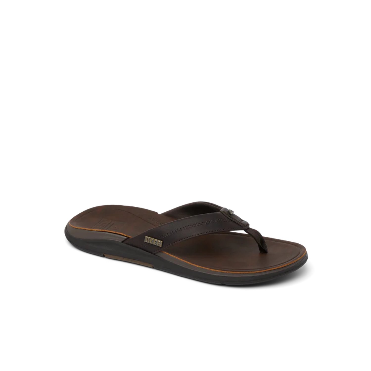 Sandal, Flip-Flop, Leder, Braun, Zunge