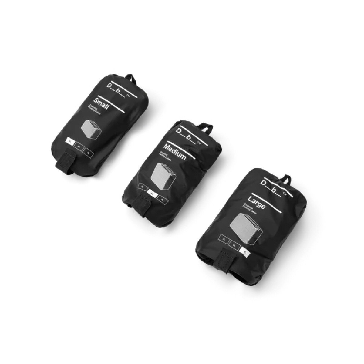 Essential Packing Cube M Db Essential Packing Cube M Black Out, vue 4