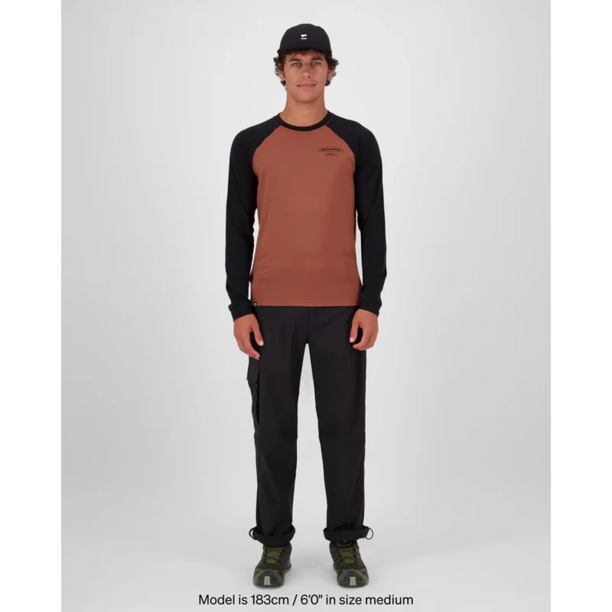 Icon Merino Raglan Long Sleeve Icon Merino Raglan Long Sleeve